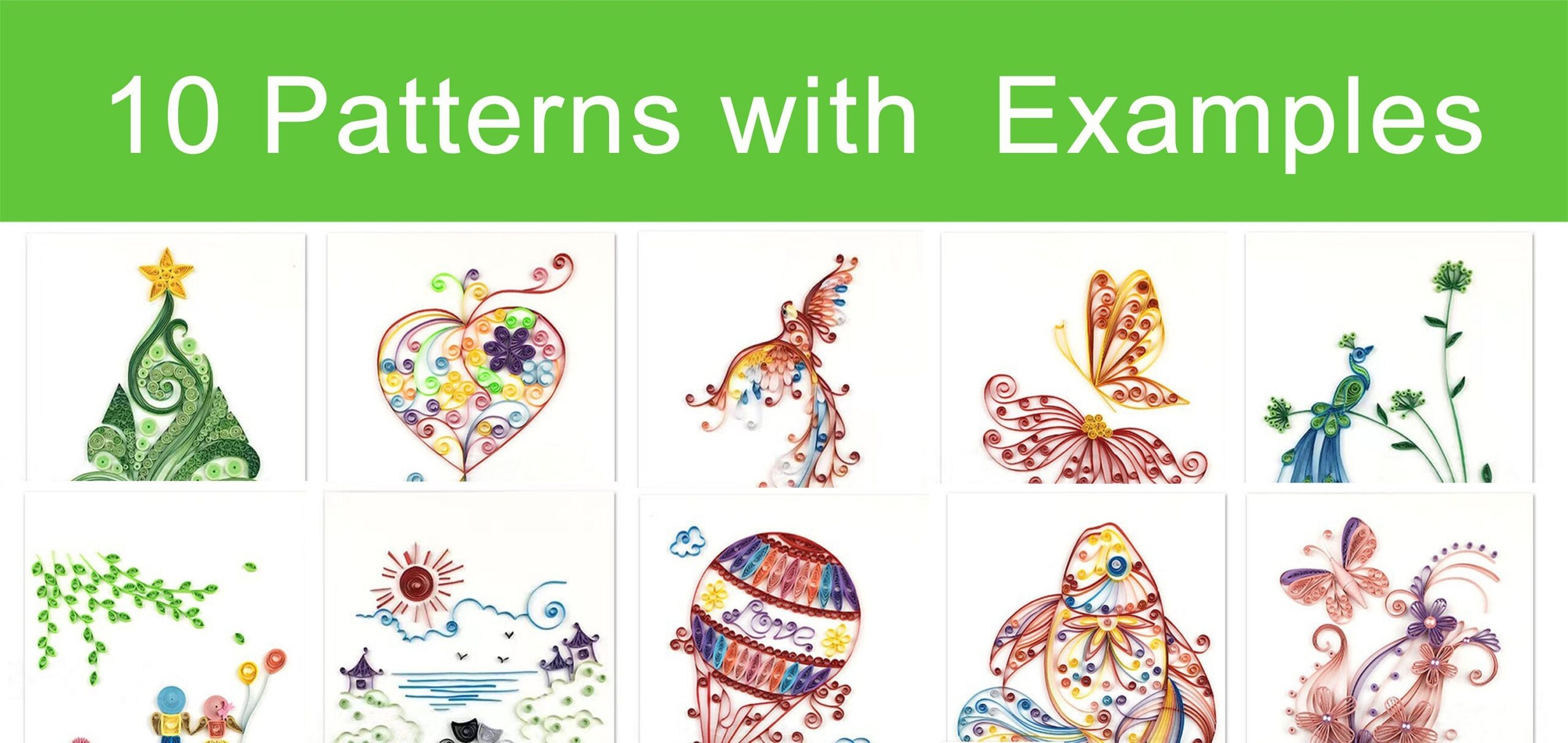 Printable Paper Quilling Patterns Free