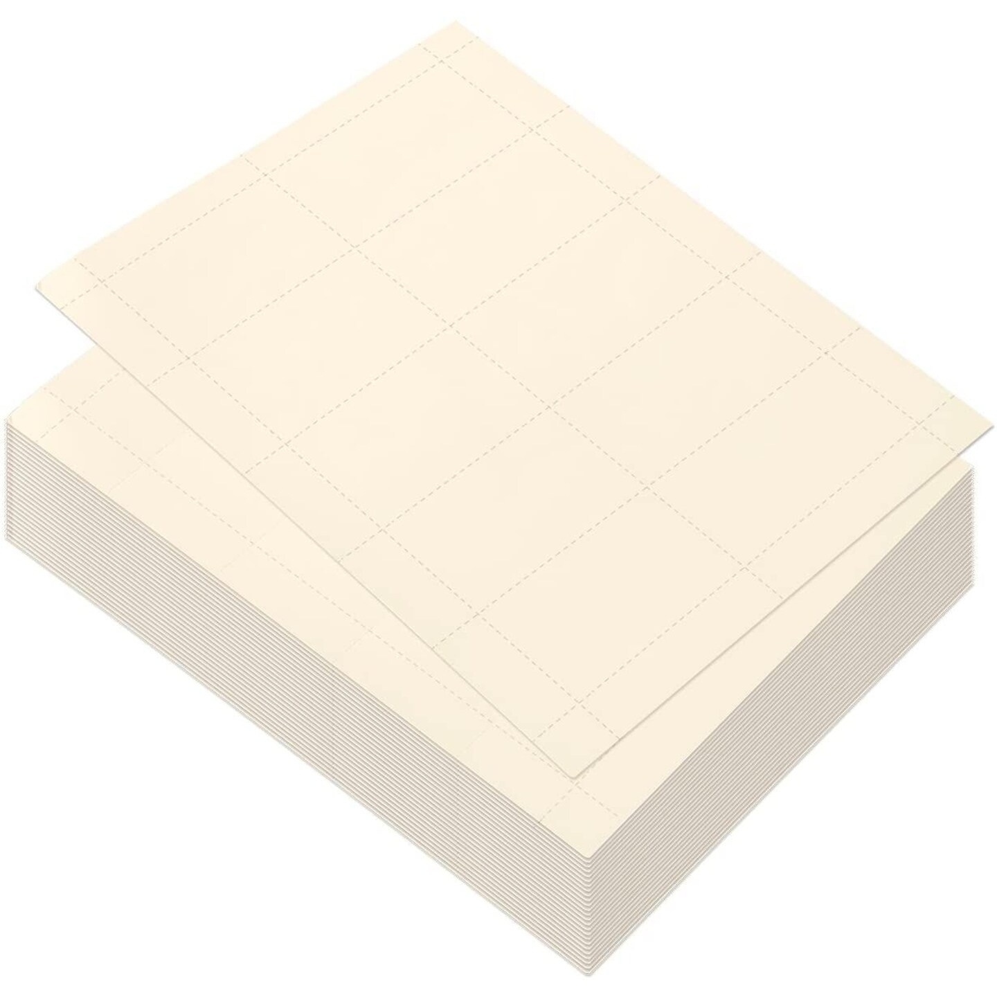 100 pack blank business card paper for printer inkjet and laser printable sheets 1000 cards 3 5 x 2 in ivory michaels
