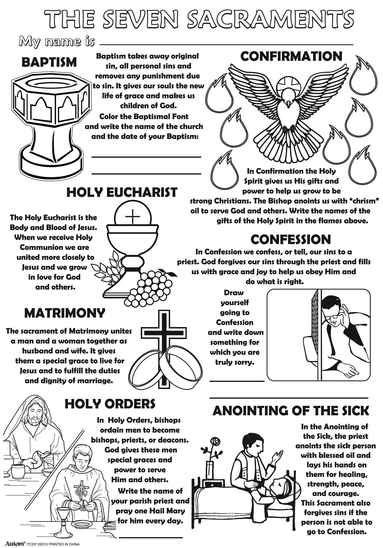 13 Sacraments Ideas Sacrament Catholic Teaching Seven Sacraments