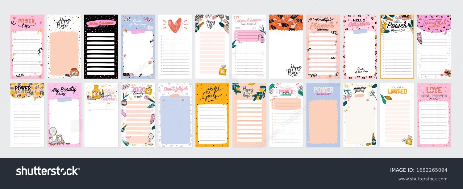 Cute Notebook Paper Printable