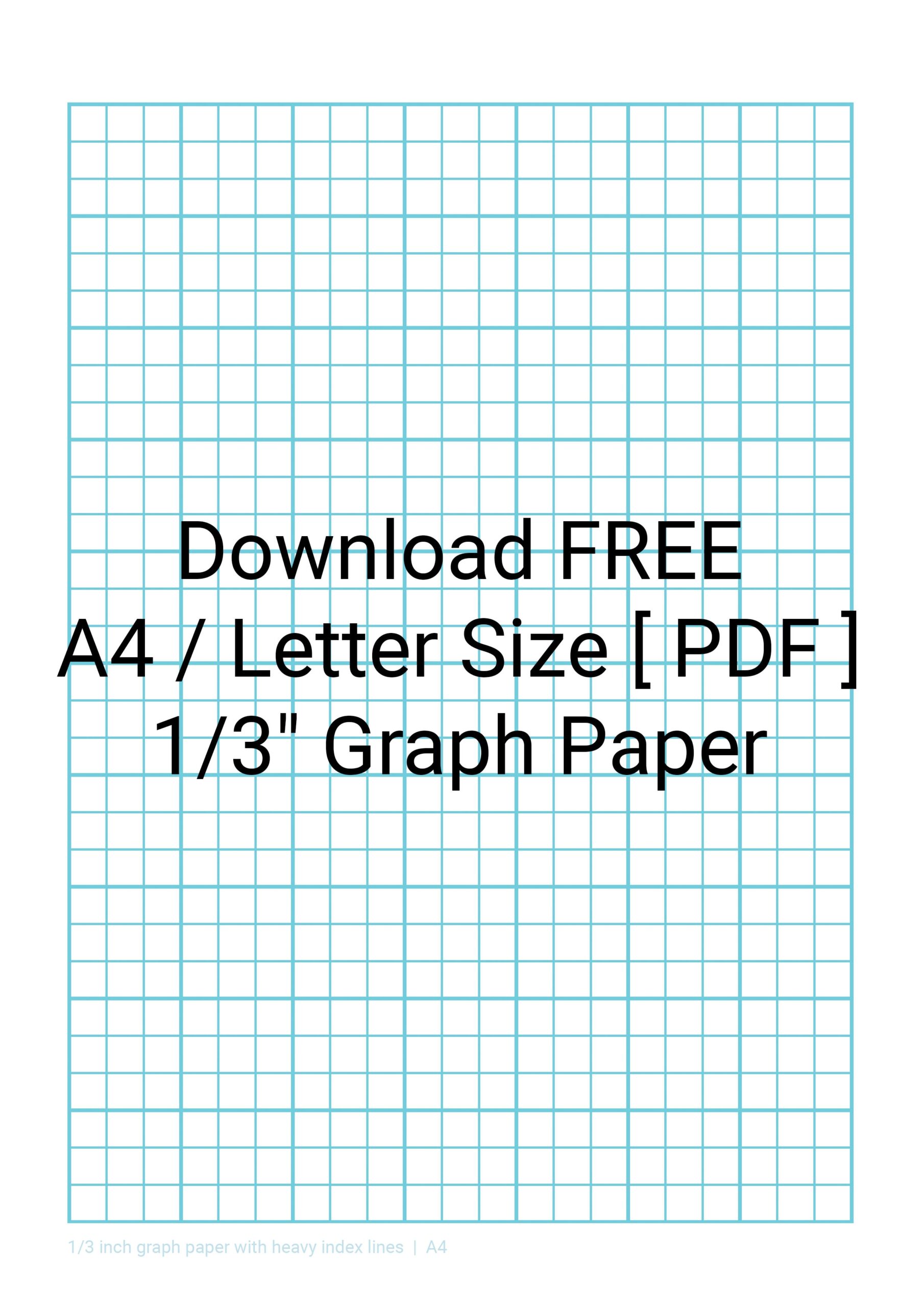 Graph Paper Printable Pdf Free Download