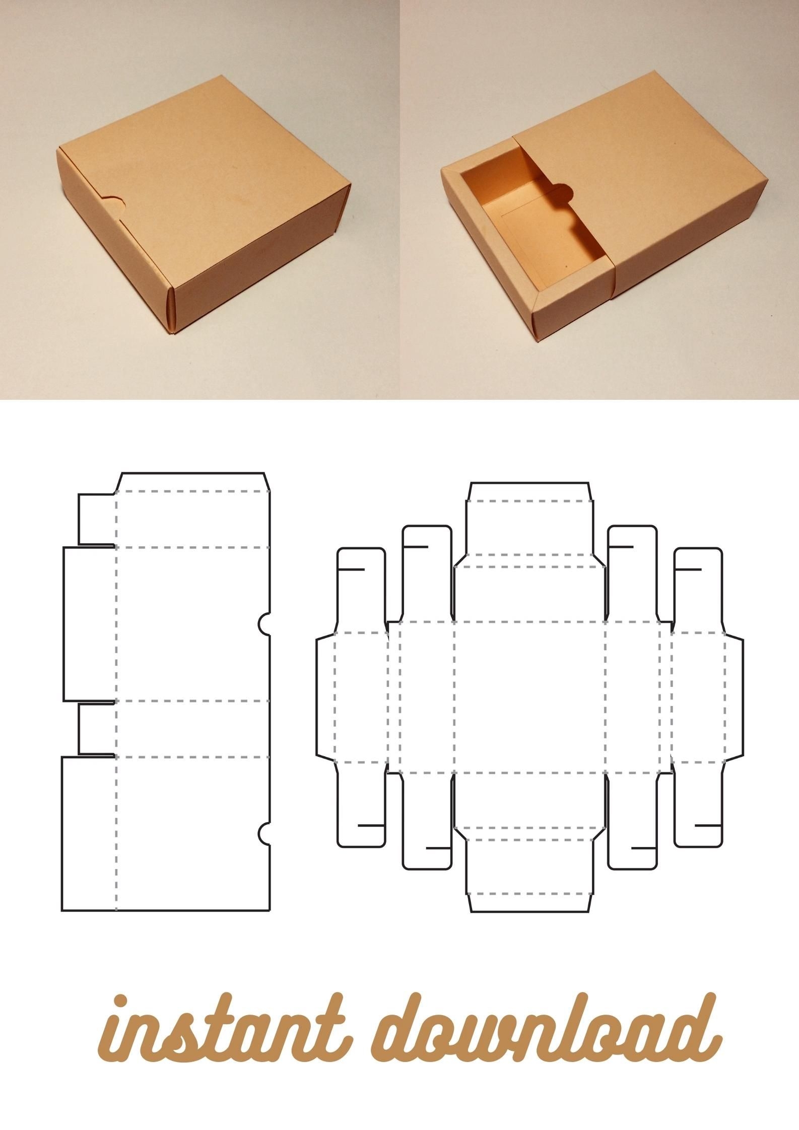 Paper Box Template Printable