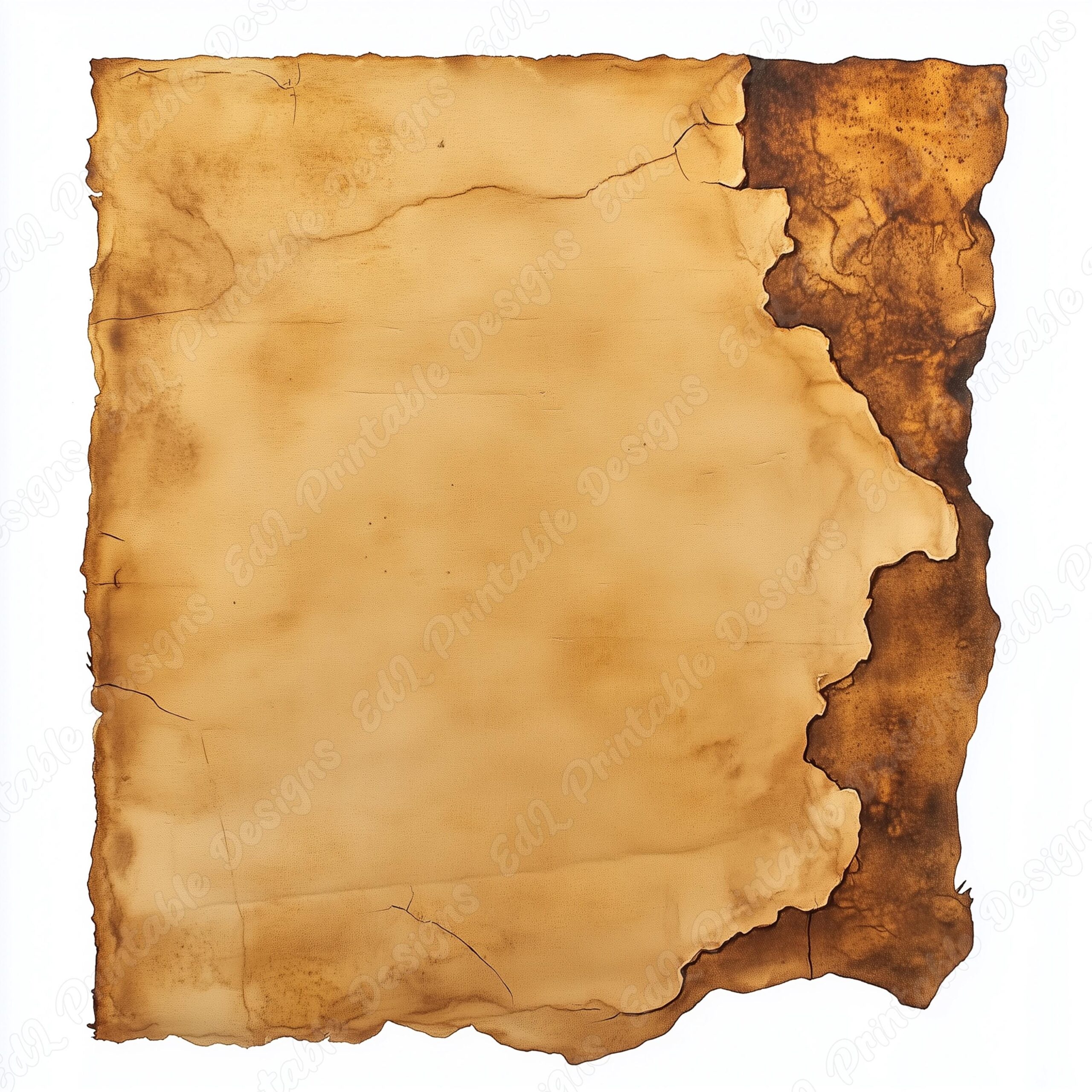 20 Torn Parchment Clip Art Printable Distressed Old Papyrus Grunge Parchment Digital Download Aged Antique Scrapbooking Paper Crafts JPG Etsy