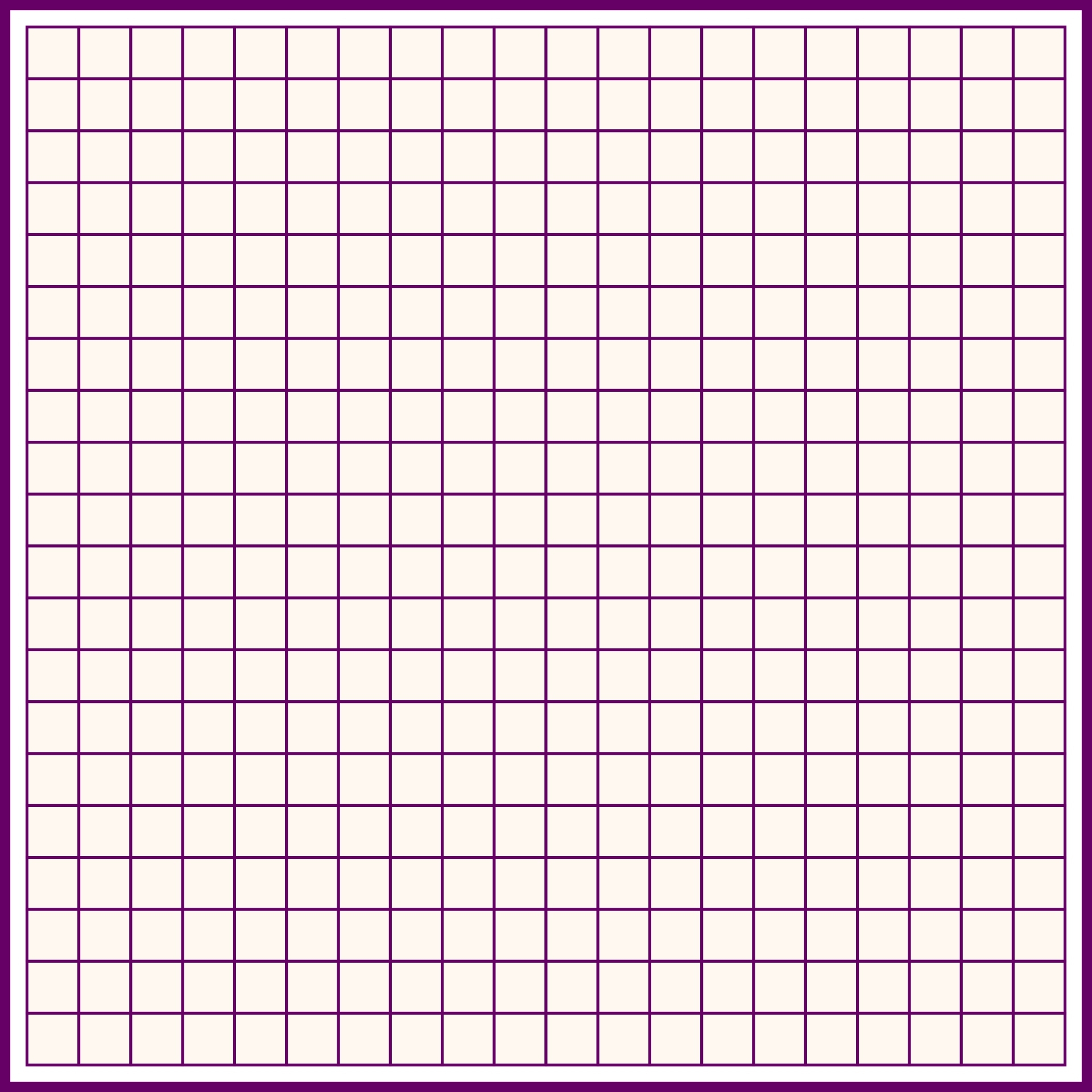 Full Page Printable Graph Paper 20 By 20