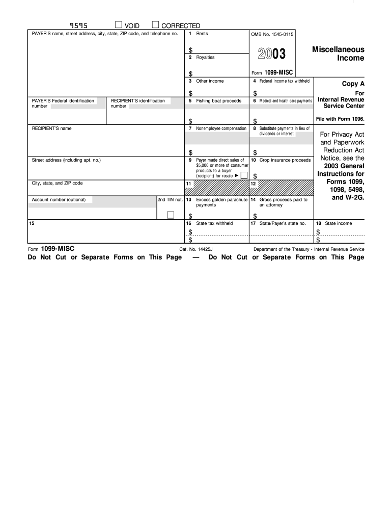 1099 Employee Form Printable