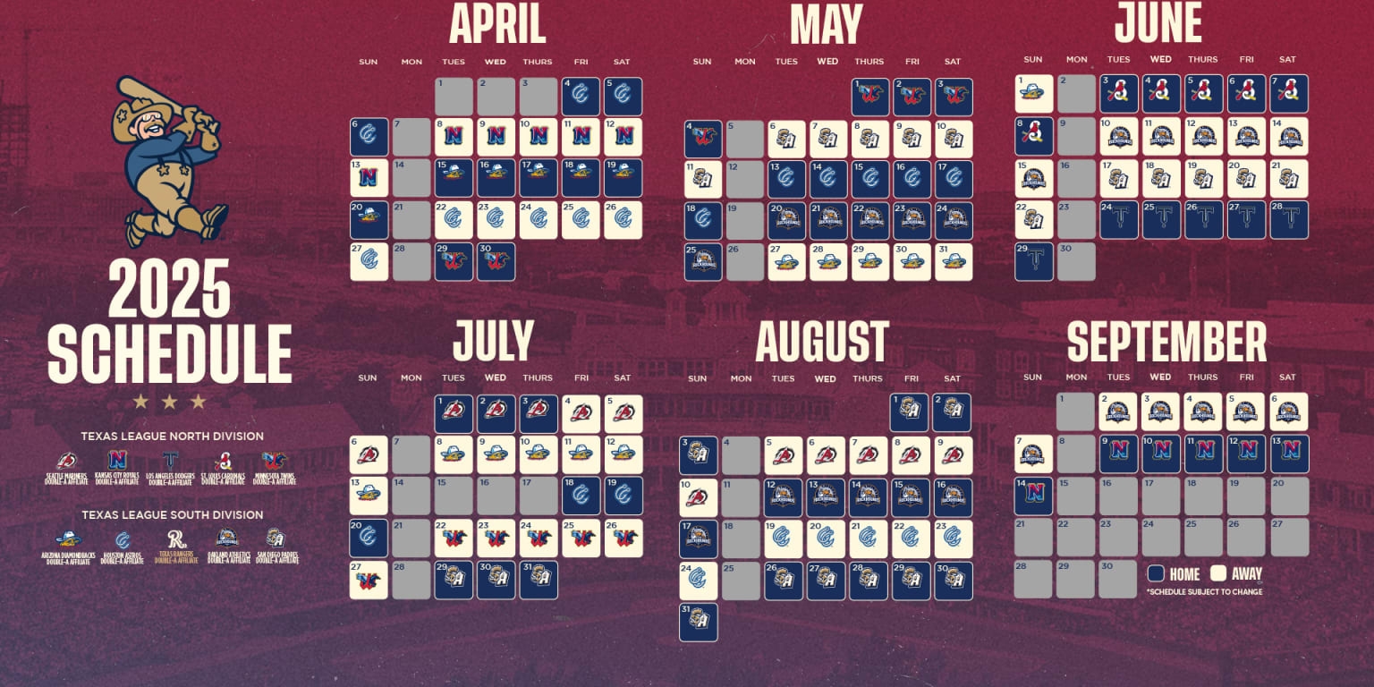 2025 Schedule Release MiLB