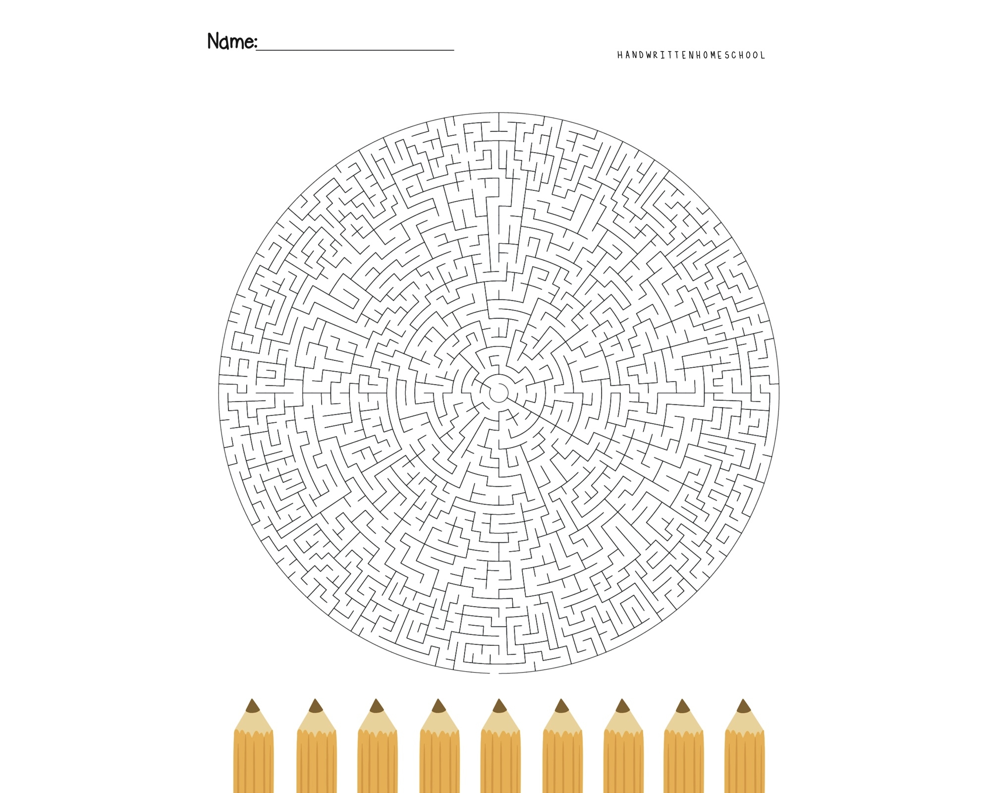 Mazes Printable Worksheets