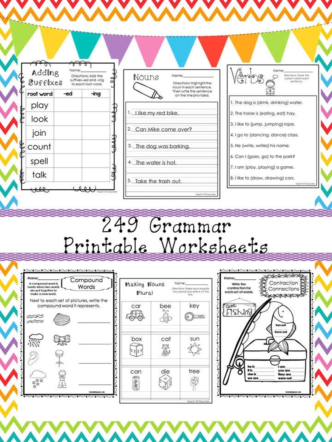 Printable Grammar Worksheets