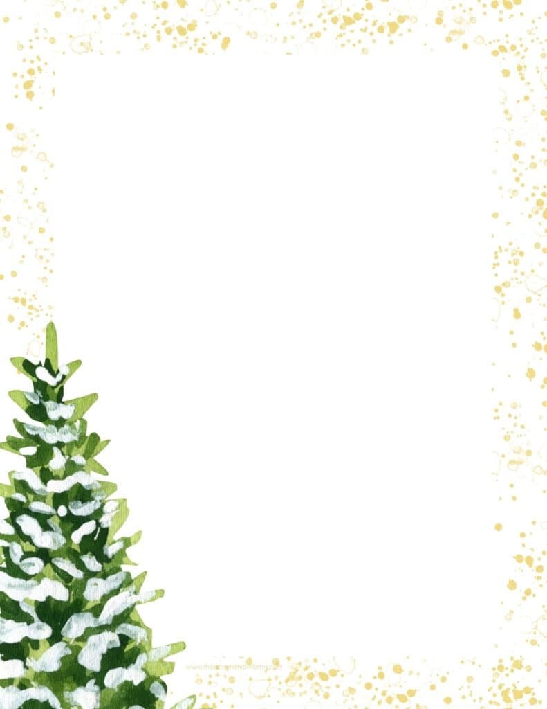 30 Free Printable Christmas Border Printable Templates The Incremental Mama