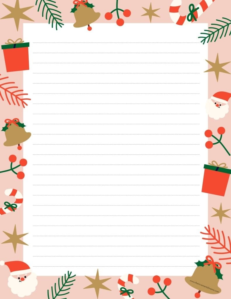 30 Free Printable Christmas Border Printable Templates The Incremental Mama