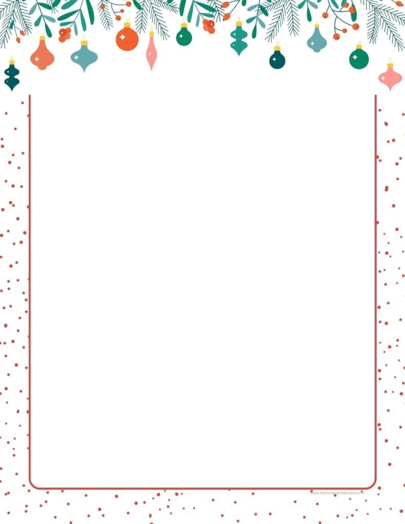 Free Printable Christmas Background Paper