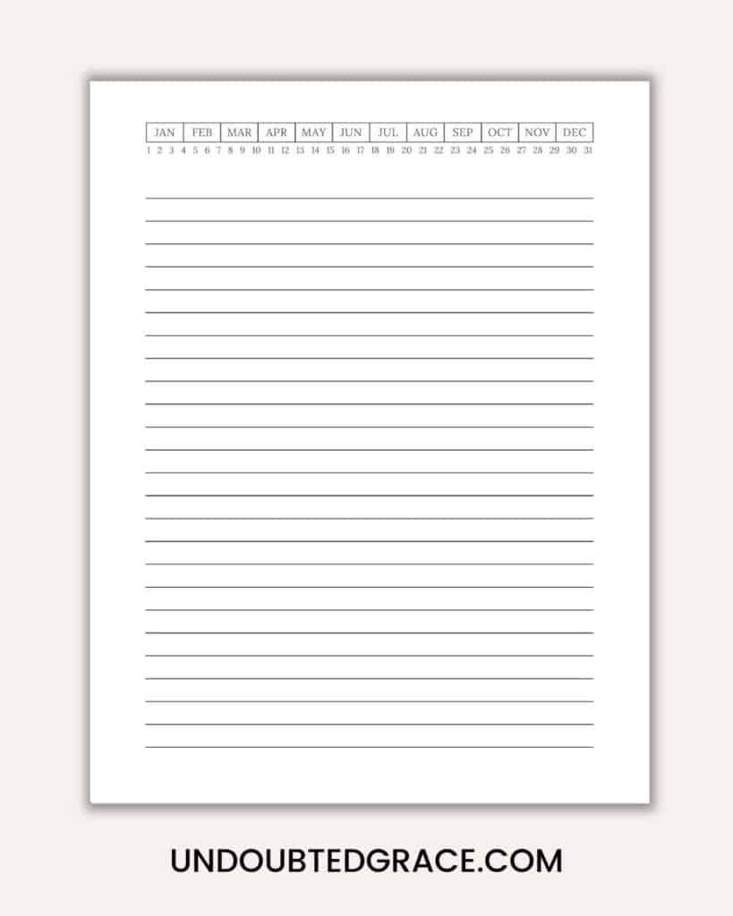 Printable Journal Paper