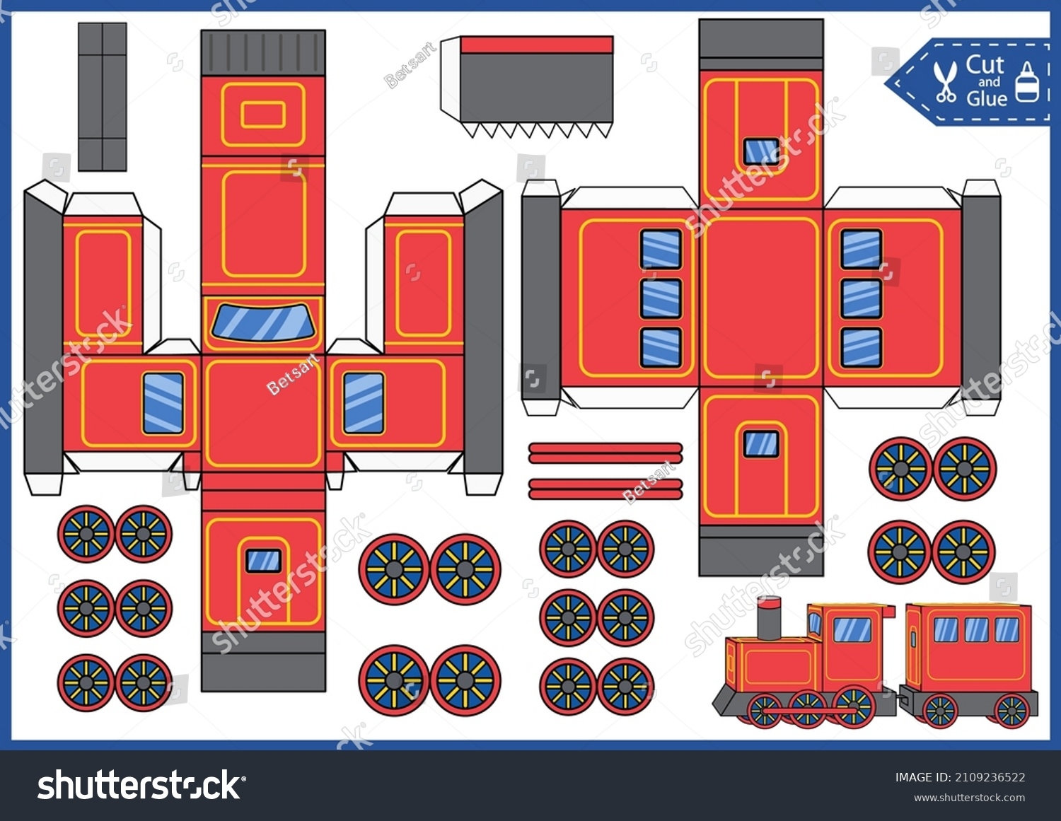 38 Papercraft Train Royalty Free Images Stock Photos Pictures Shutterstock