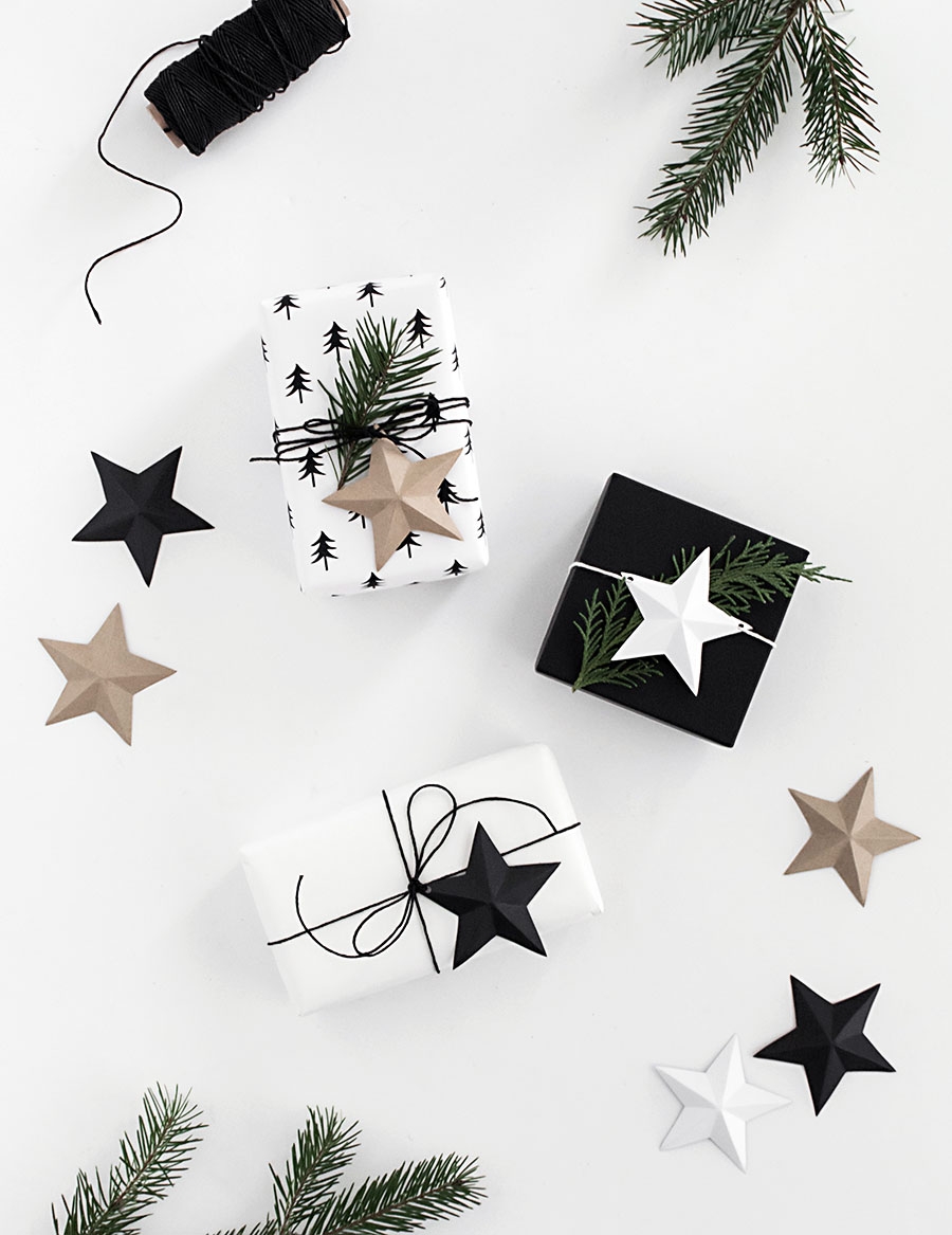 3D Paper Stars Printable Homey Oh My