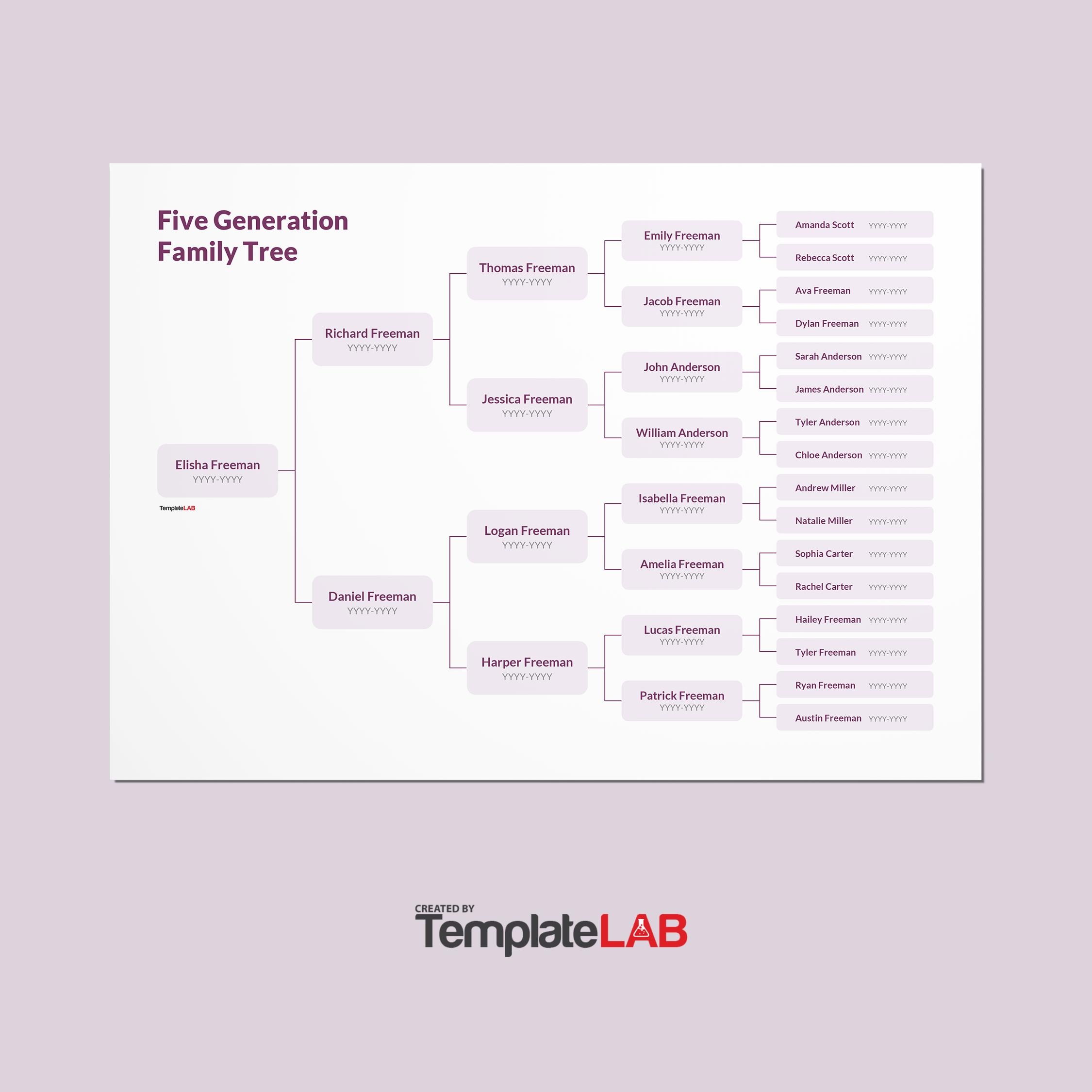 Family Tree Forms Printable