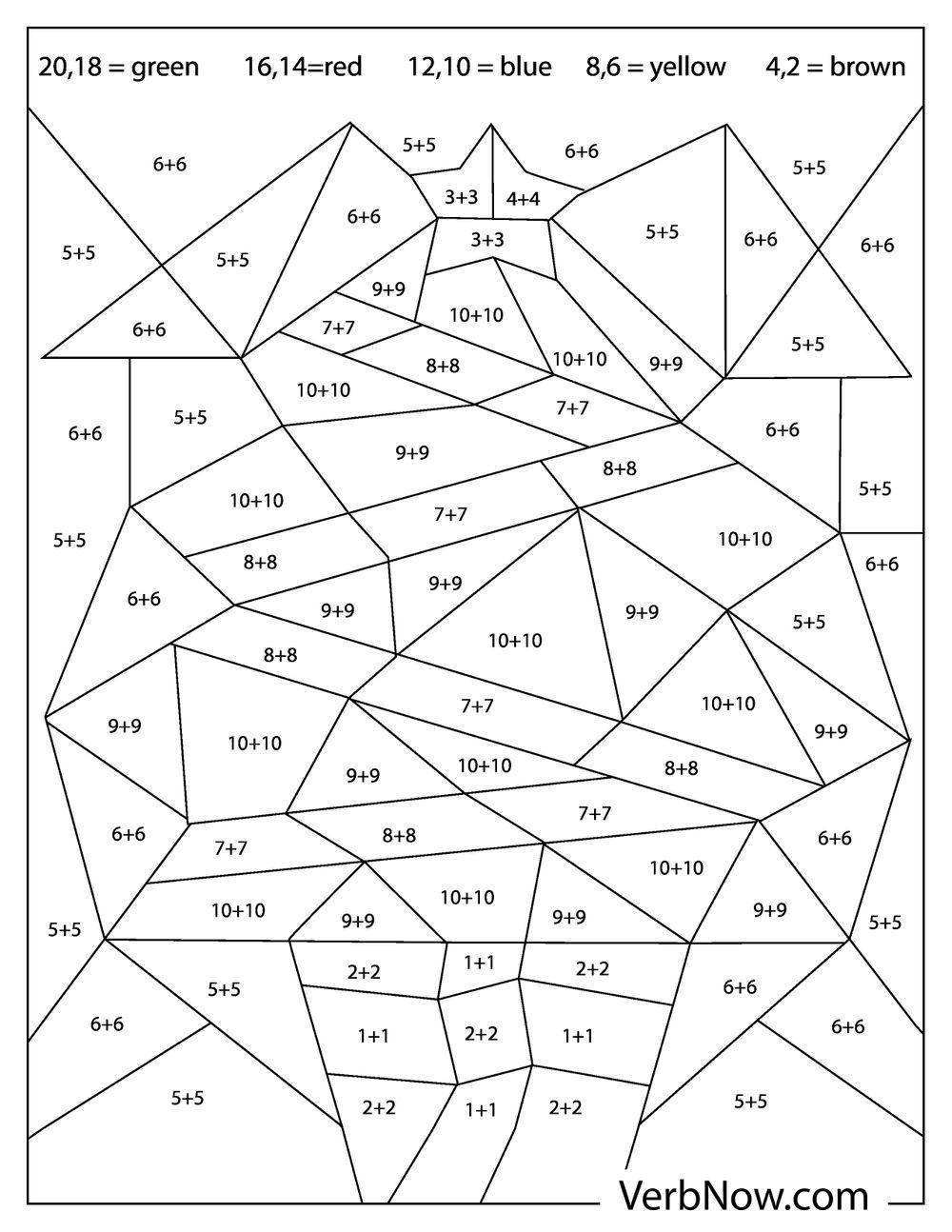 Math Coloring Worksheets Printable