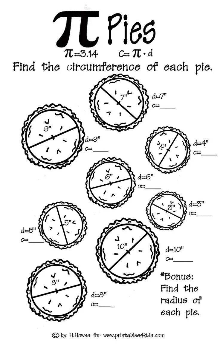50 New Pi Day Worksheets For Elementary Students