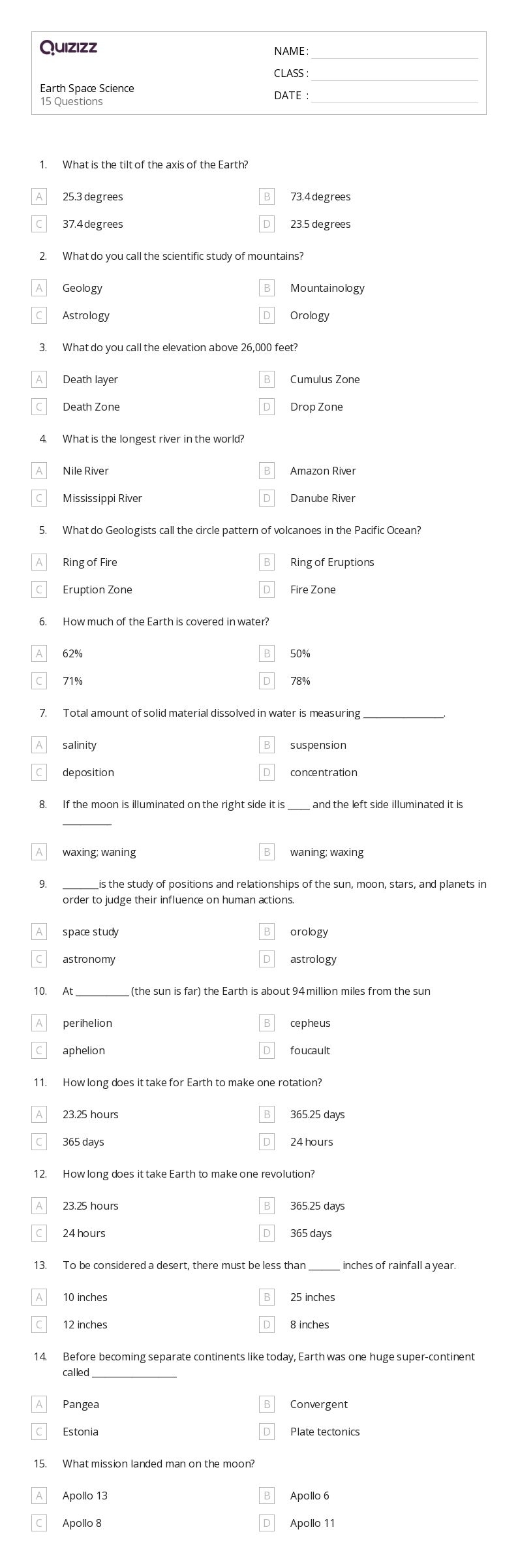50 Science Worksheets For 7th Grade On Quizizz Free Printable Worksheets Library