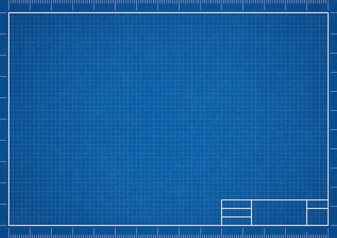6 Blank Blueprint Templates A4 Etsy
