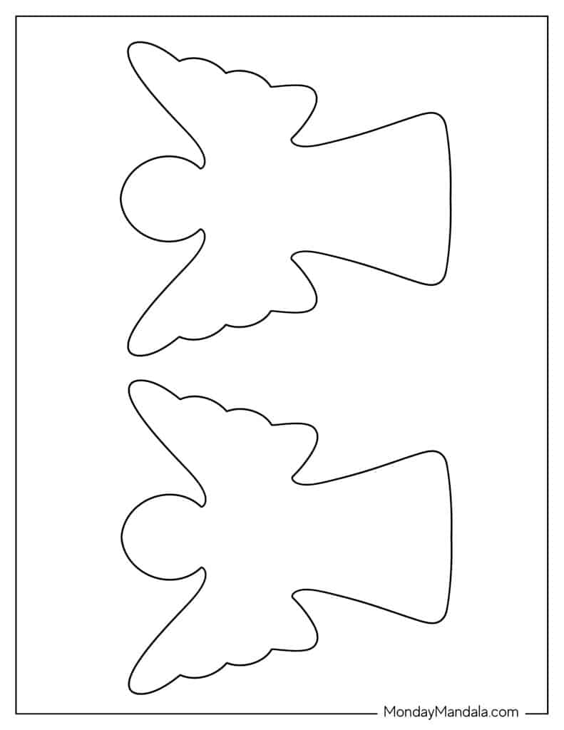 60 Angel Templates Free PDF Printables 