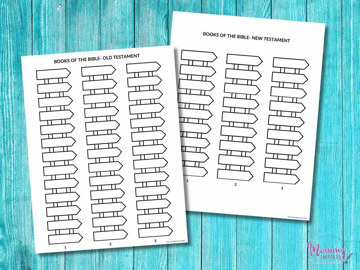 66 Books Of The Bible Printable A Books Of The Bible Craft Game