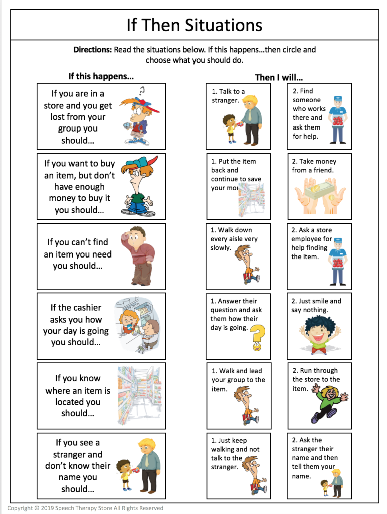 Free Printable Life Skills Worksheets