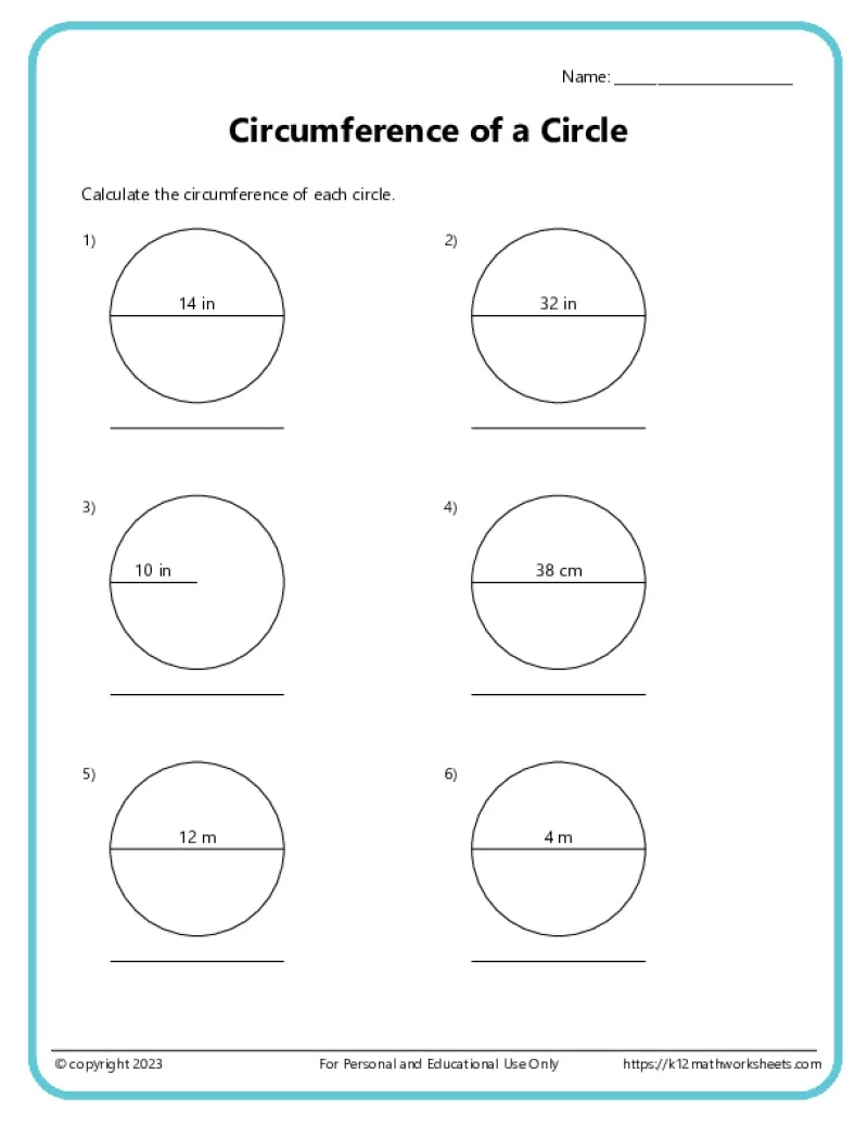 7th grade geometry worksheets