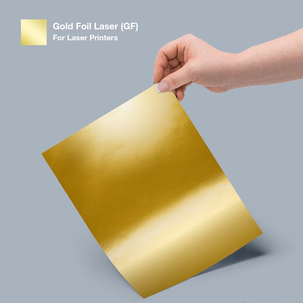 8 5 X 11 Sticker Paper Gold Foil Laser OL177GF