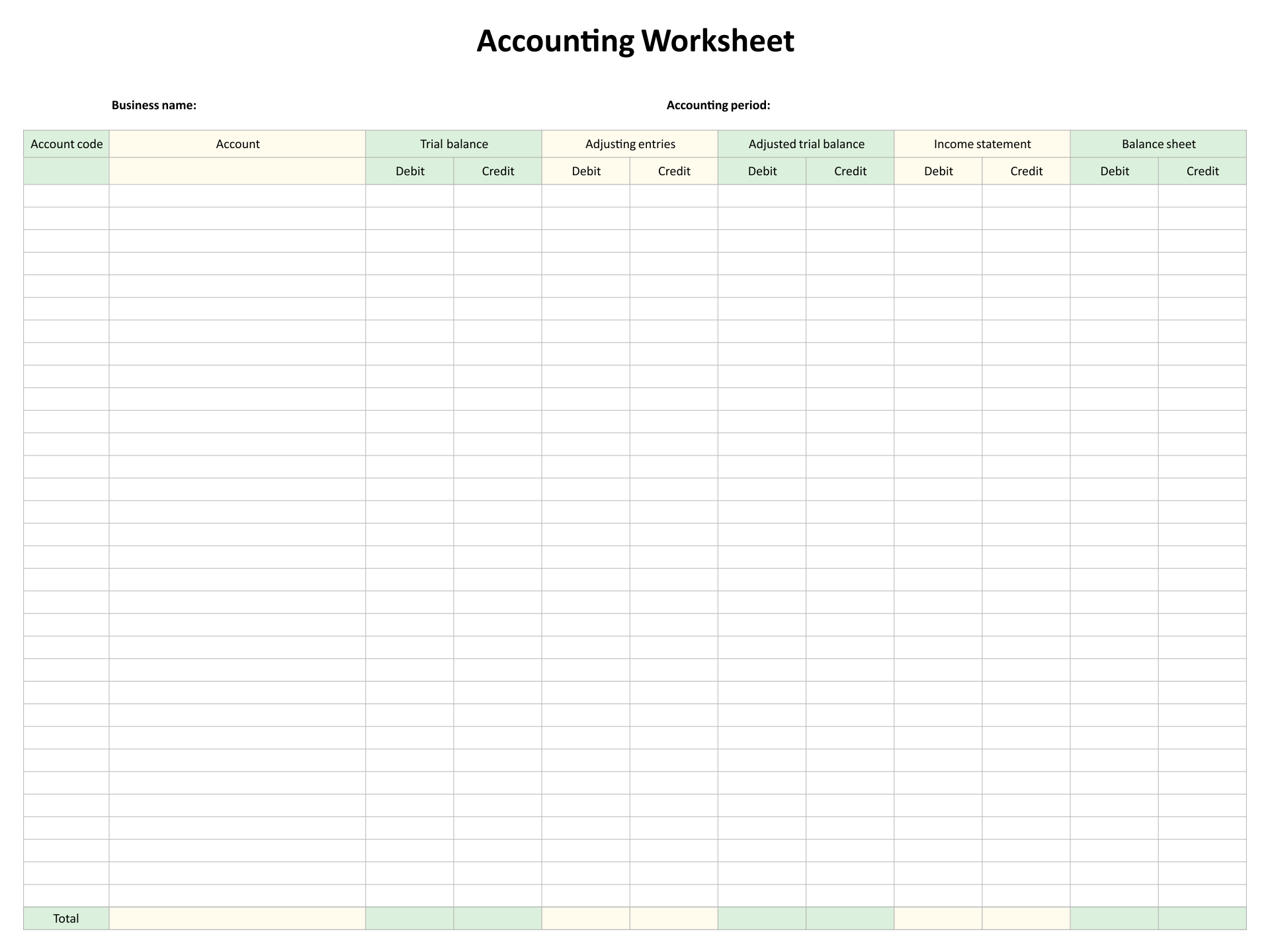 8 Column Worksheet 10 Free PDF Printables Printablee Paper Template Free Printable Worksheets Resume Design Creative