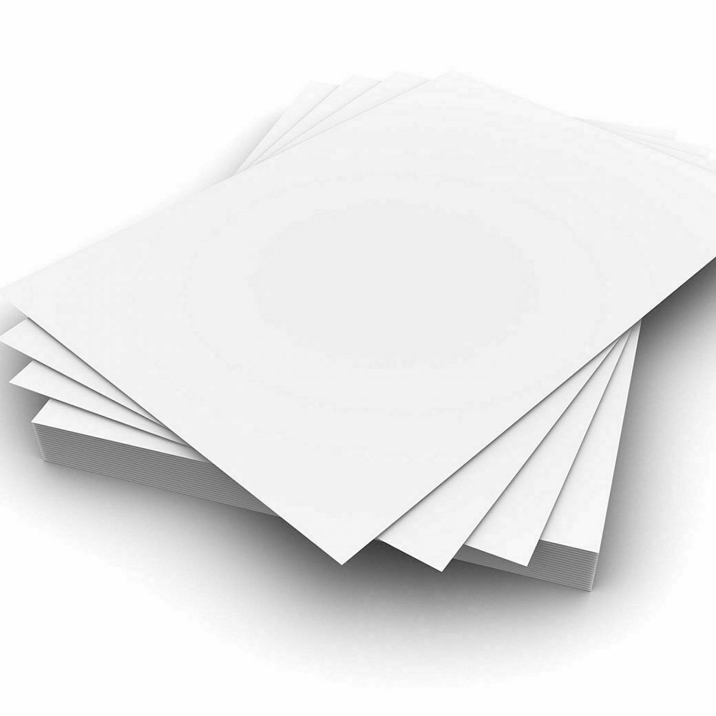  A4 White Card 200gsm Thick Paper Cardboard Sheet Art Craft Print Smooth Copier EBay