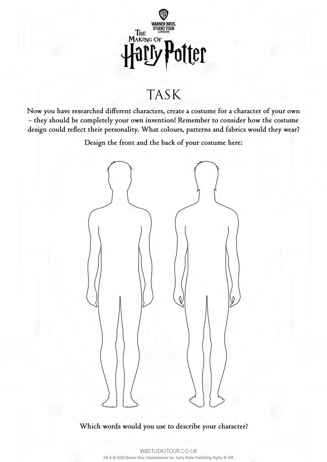 Harry Potter Printable Worksheets