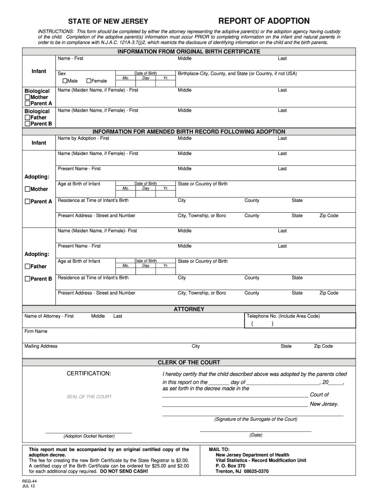 Adoption Papers Fill Out Sign Online DocHub