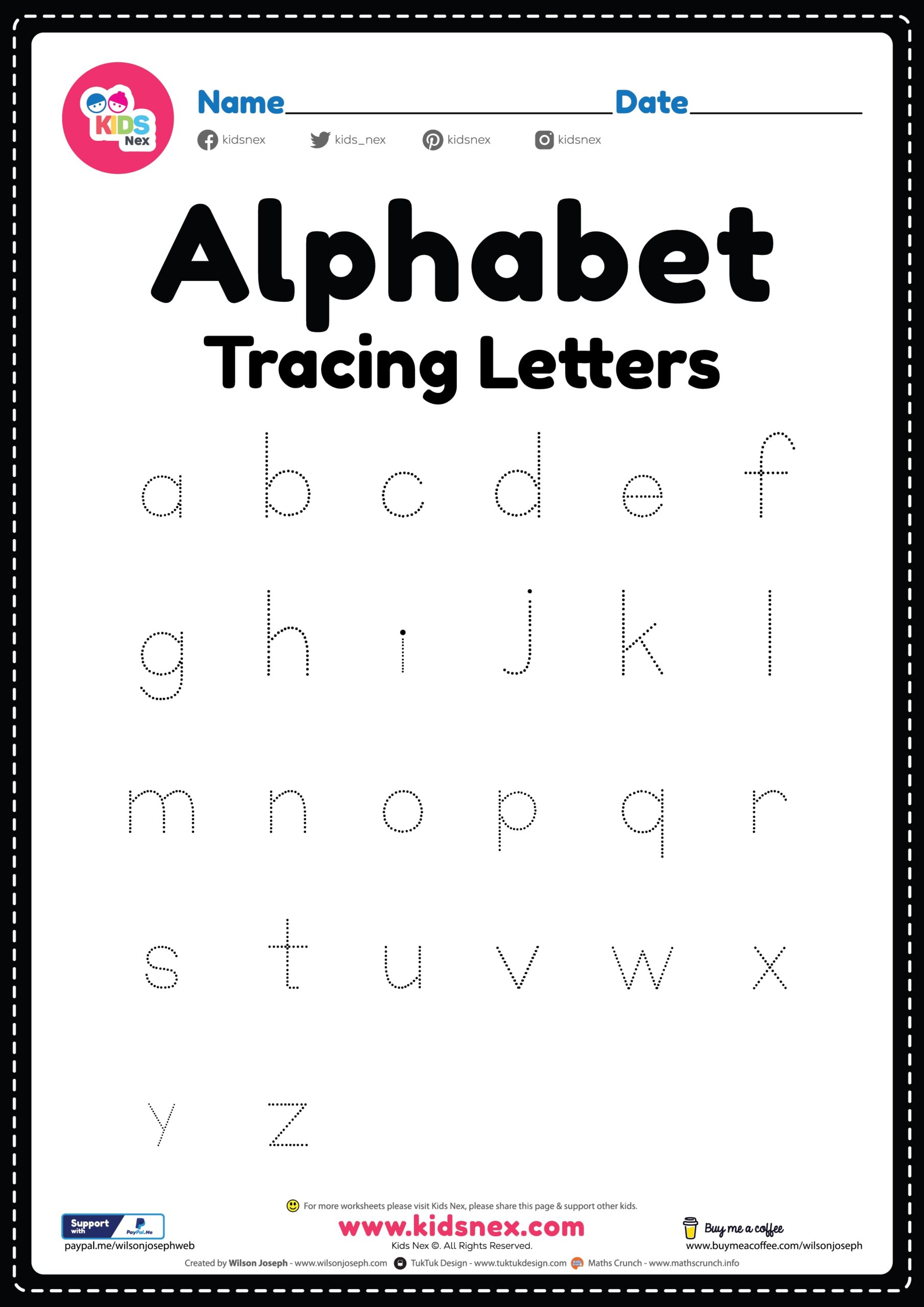 Free Printable Abc Worksheets For Kindergarten