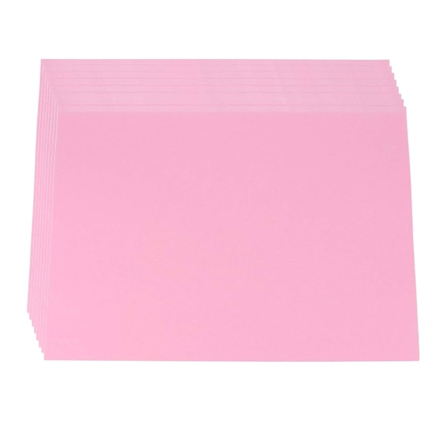 Amazon 100pcs A4 Printable Paper Pink Copy Paper Colored Paper Cardstock Paper Printer Paper Foldable Paper For DIY Craft Office Office Products