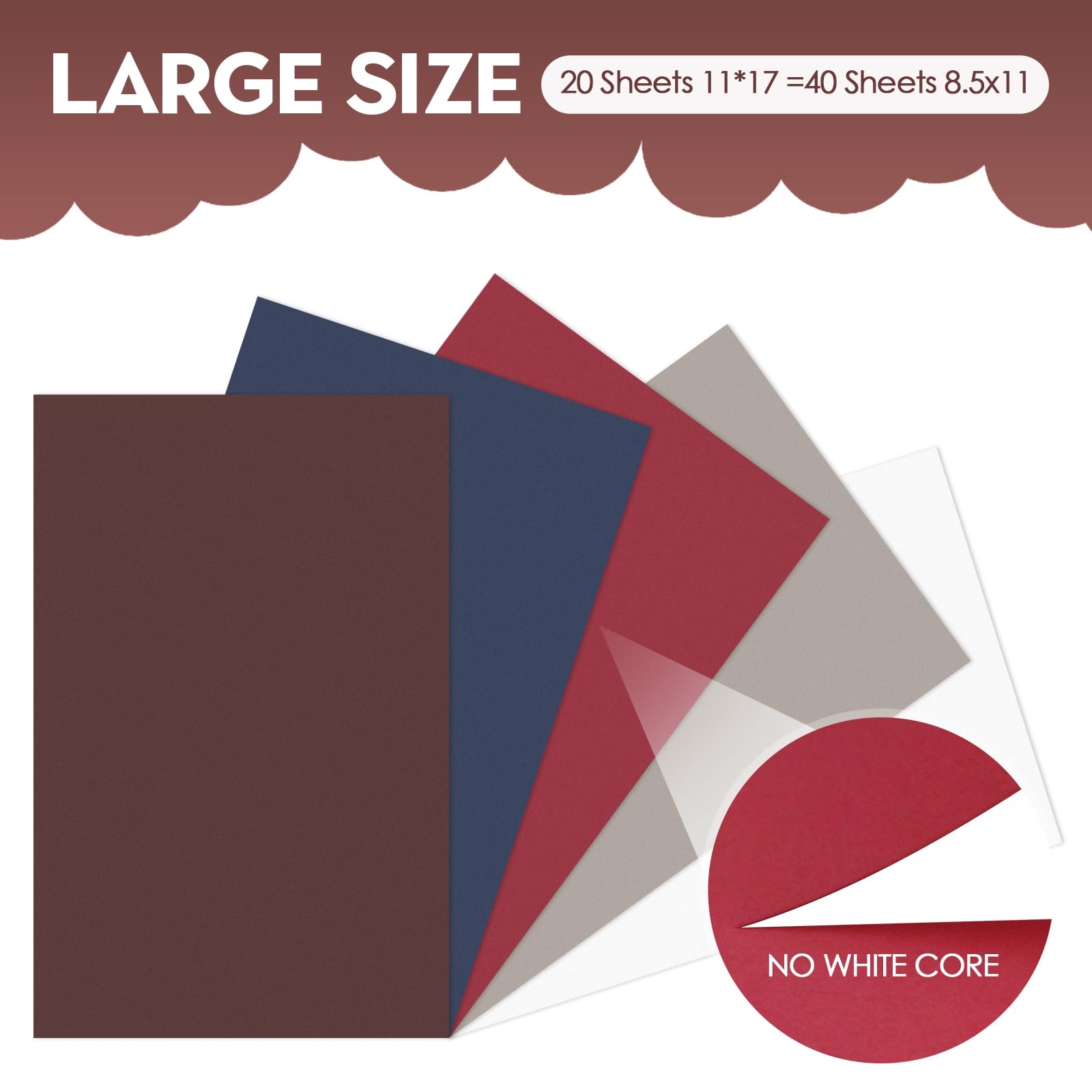 Amazon 11X17 Colored Card Stock Poster Paper 80lb 5 Neutral Colors Assorted 20ct Printable Cardstock Paper For Printers Arts Crafts Menus Arts Crafts Sewing