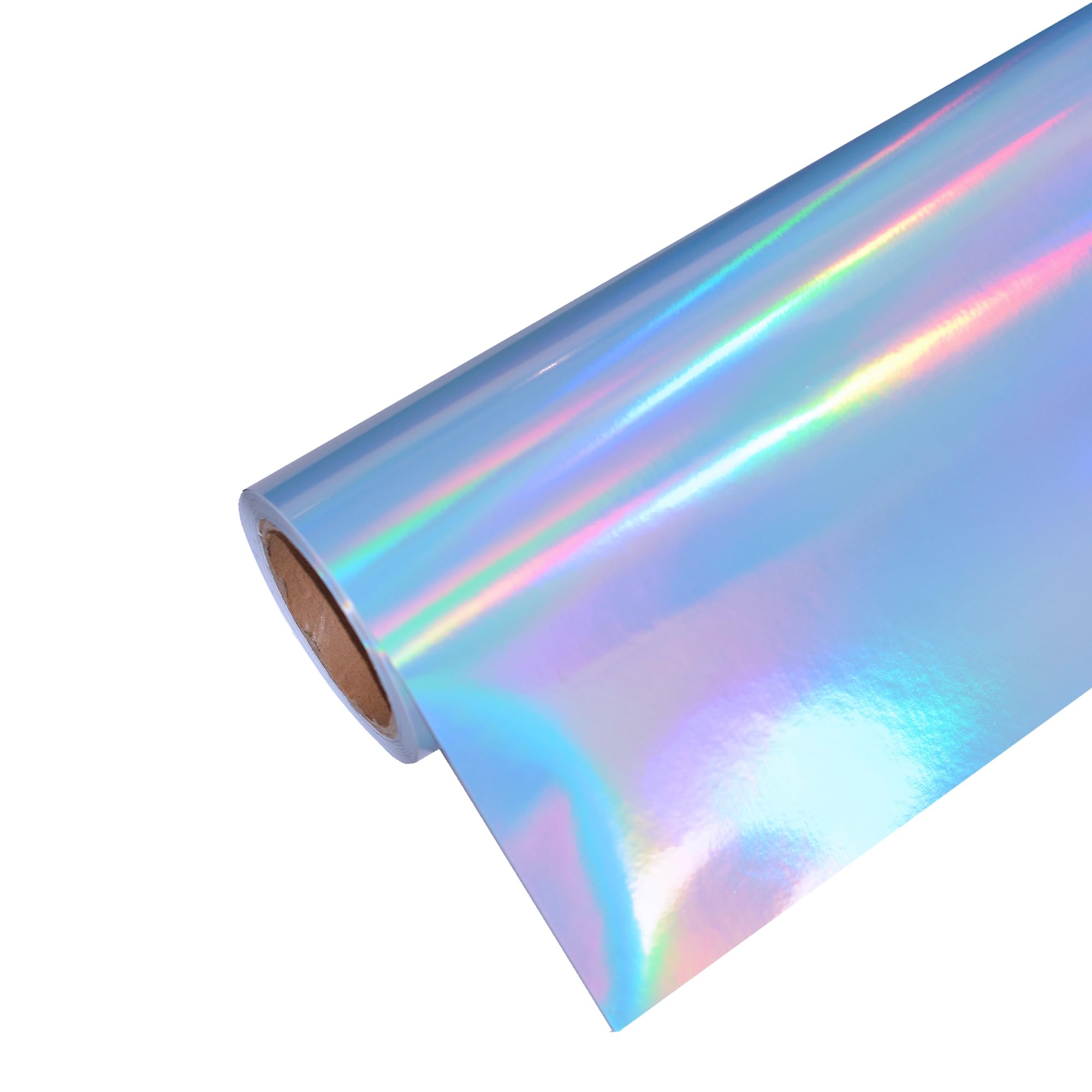 Amazon 17 x100 Holographic Sticker Paper Roll Waterproof Printable Rainbow Vinyl Sticker Roll Paper For Inkjet Printer With 3 Inch Core Office Products