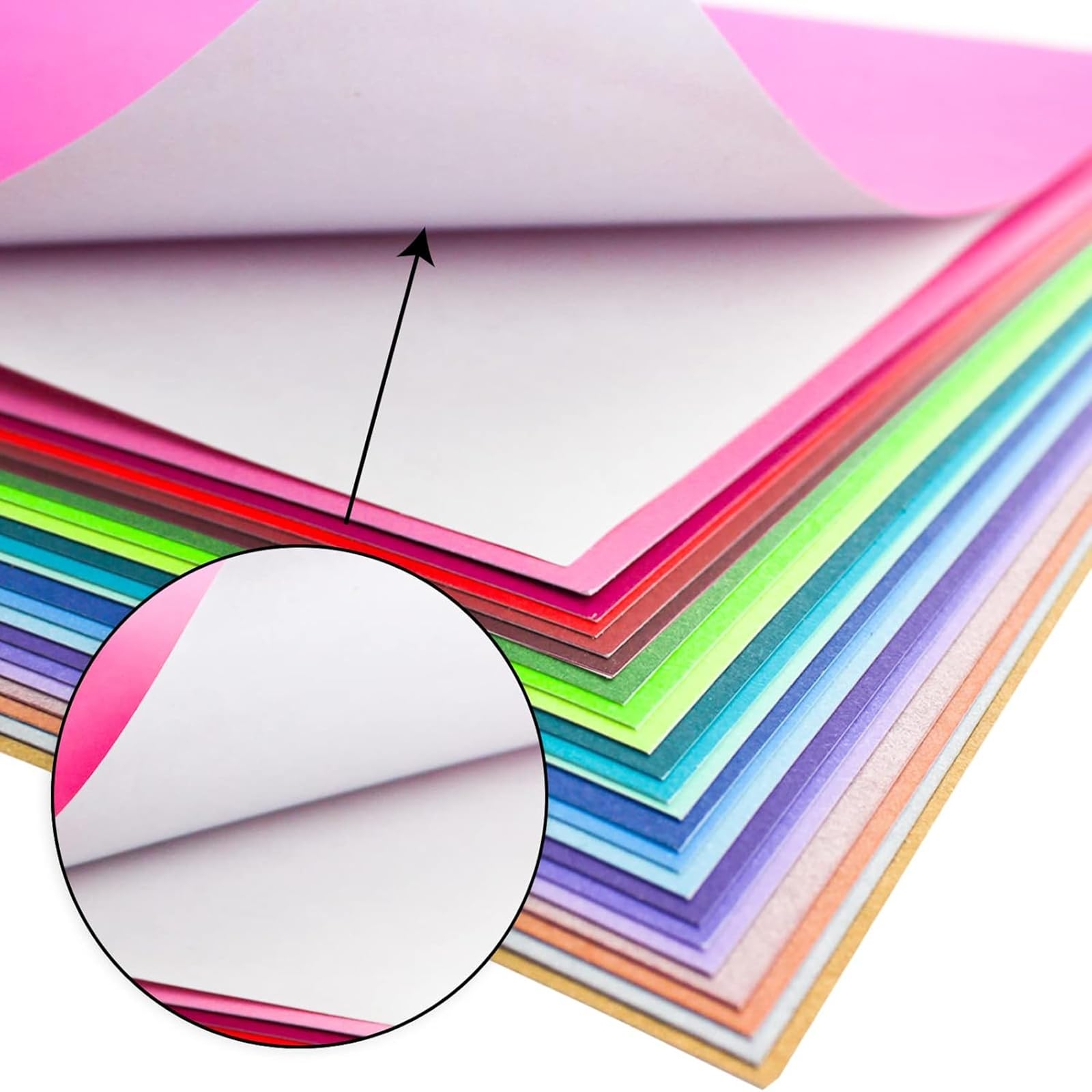 Amazon 24 Sheets Self Adhesive Cardstock 22 Colors A4 Printable Colored Sticker Paper For Cricut Printer Colorful Cardstock Adhesive Paper For Crafts Scrapbooking Party Decor 250gsm 92lb Arts Crafts Sewing