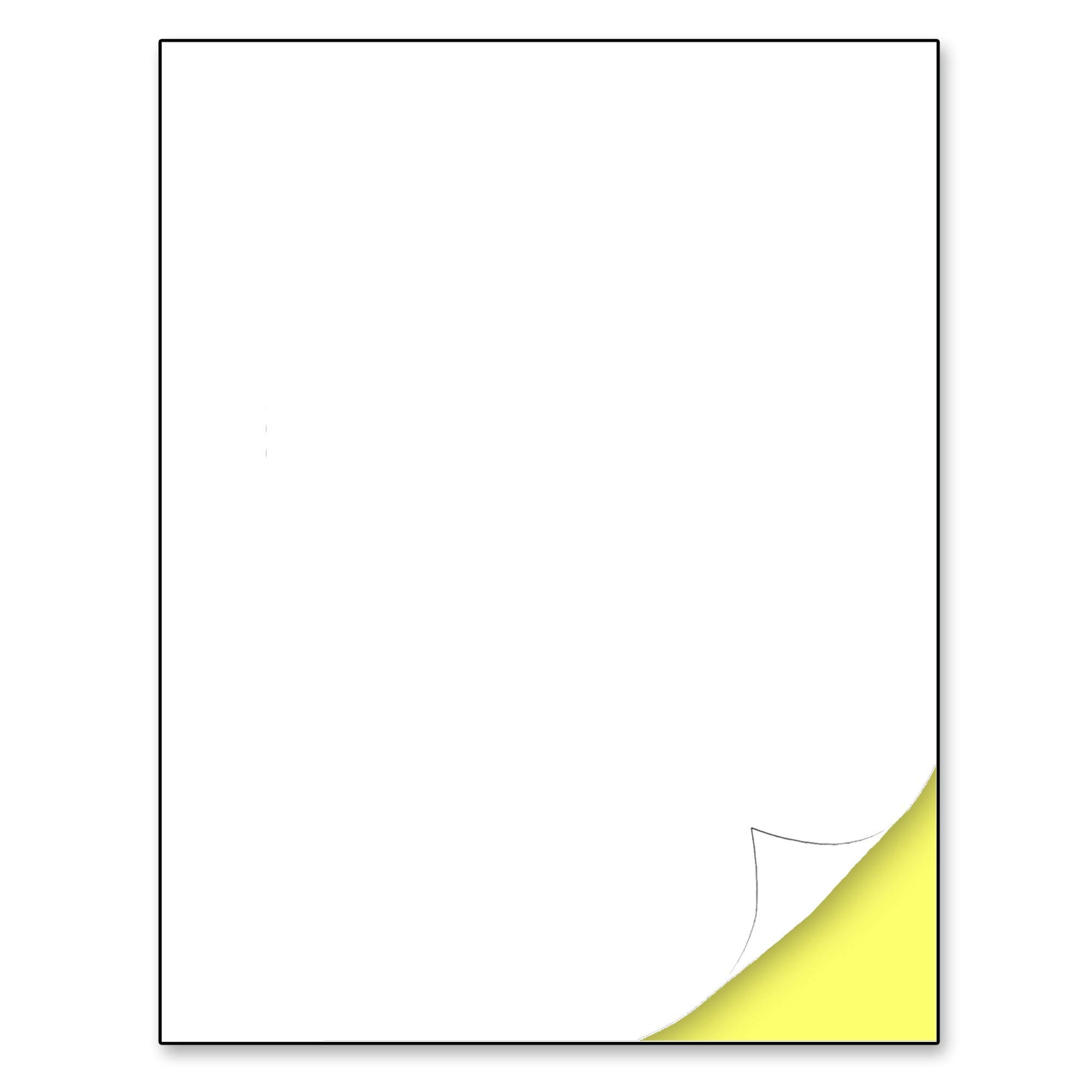 Amazon 30 Sheets Printable White Sticker Paper Laser Inkjet Printing Matte Letter Size 8 5 X 11 Office Products