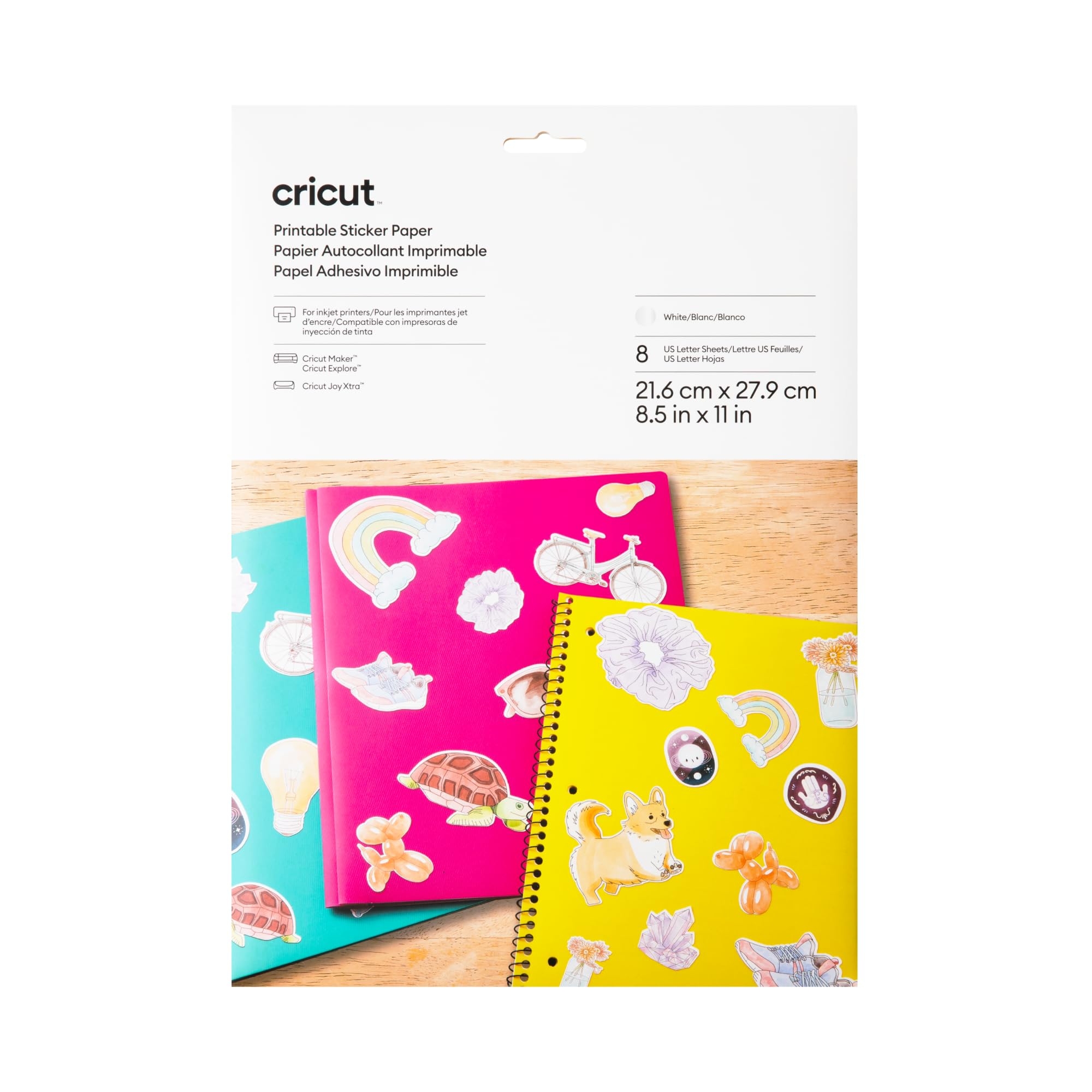 Amazon Cricut Printable Sticker Paper White Office Products