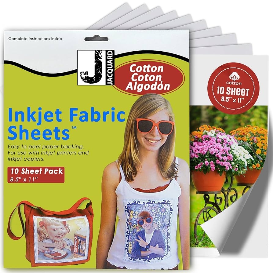 Amazon Jacquard Inkjet Cotton 8 5 X 11 Inches 10 Pack Office Products