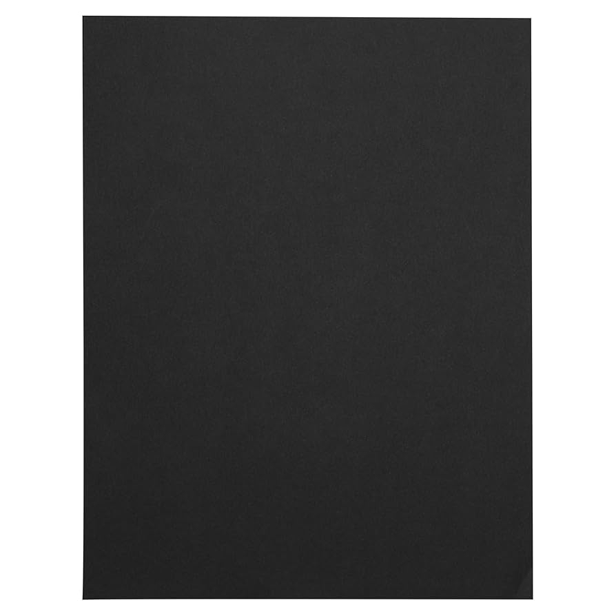 Amazon LUXPaper 8 5 X 11 Paper Letter Size Midnight Black 28lb 80lb Text 50 Qty Decorative Paper Office Products