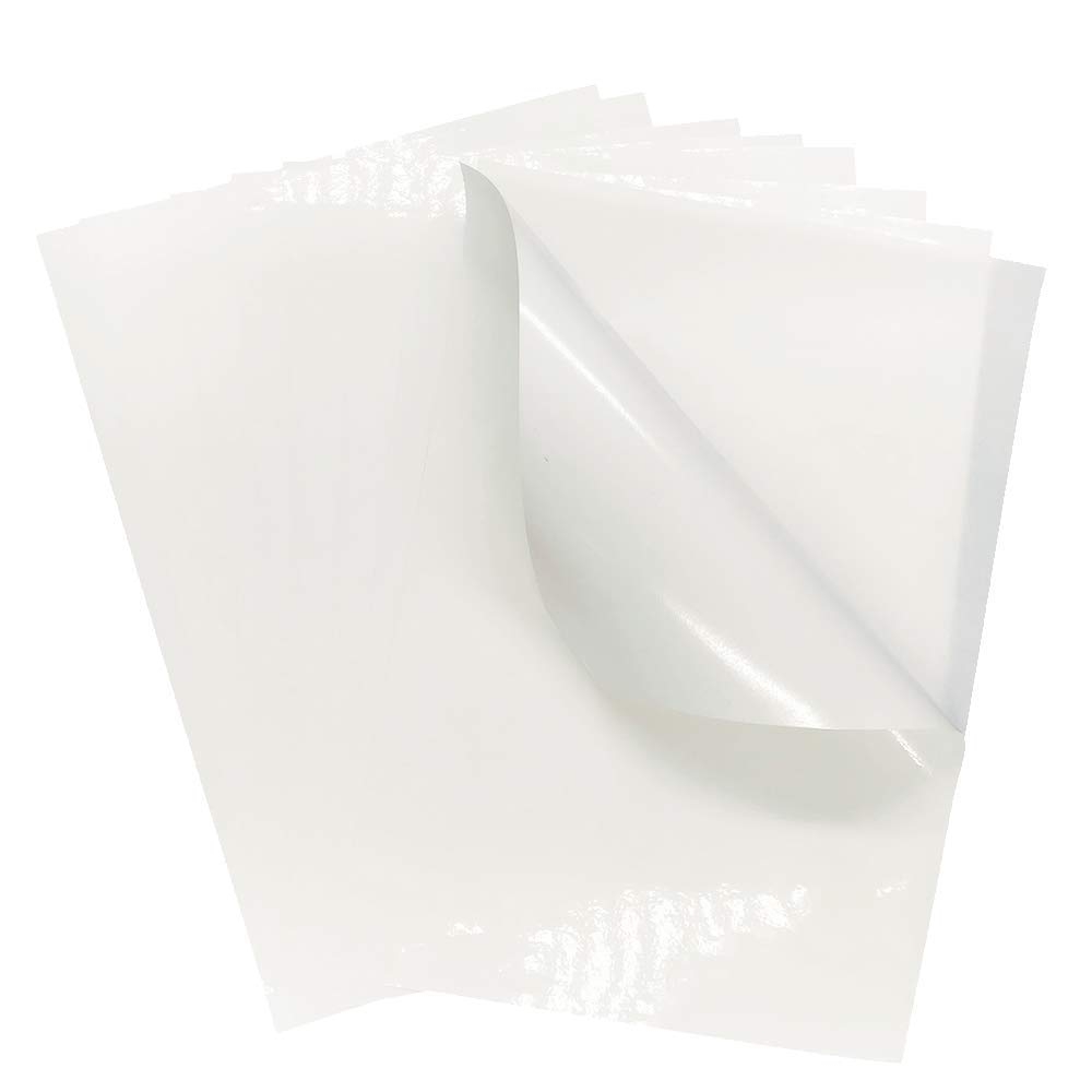 Amazon Pack Of 100 Sheets Strong Sticky Printable Glossy Self Adhesive A4 Sticker Paper Label For Inkjet Laser Printers Office Products