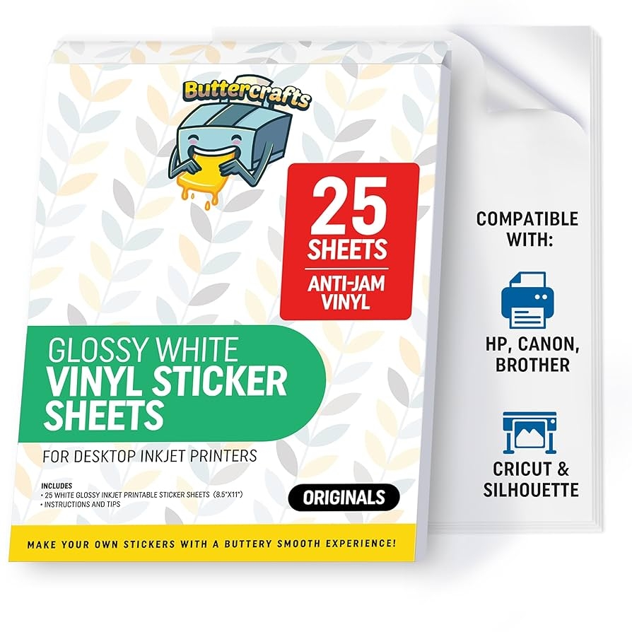 Vinyl Printable Sticker Paper