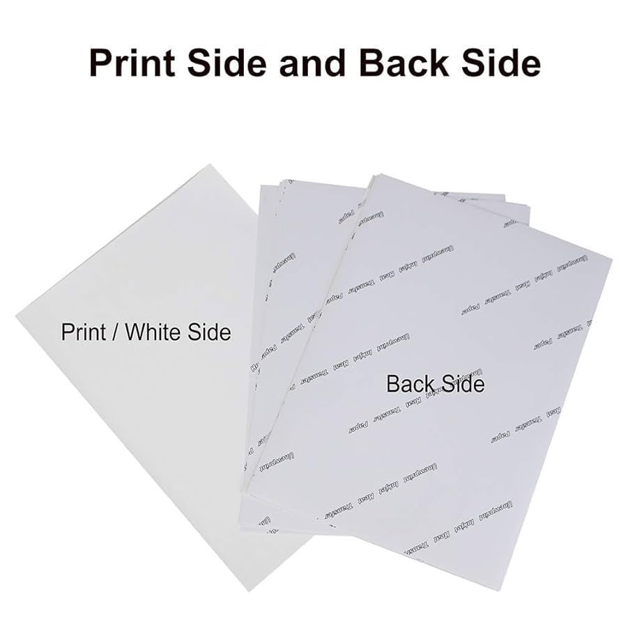 Amazon Printable Heat Transfer Vinyl Paper Inkjet Printer Iron On HTV For Dark Fabrics Or T shirts A4 Size Pack Of 10 Arts Crafts Sewing