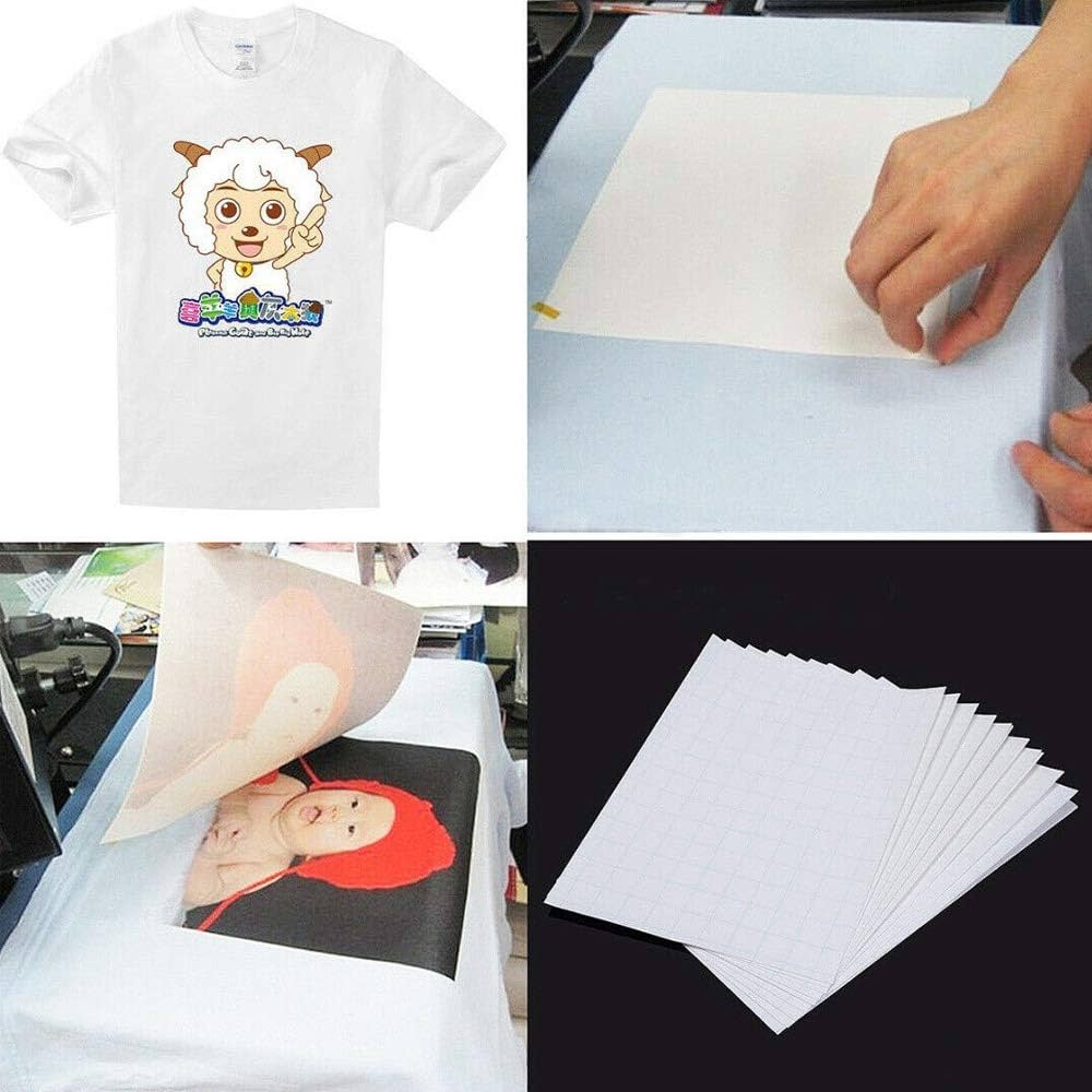 Amazon Wixine 20Pcs T Shirt Print On Heat Transfer Paper Sheets For Light Fabric Cloth Craft Arts Crafts Sewing