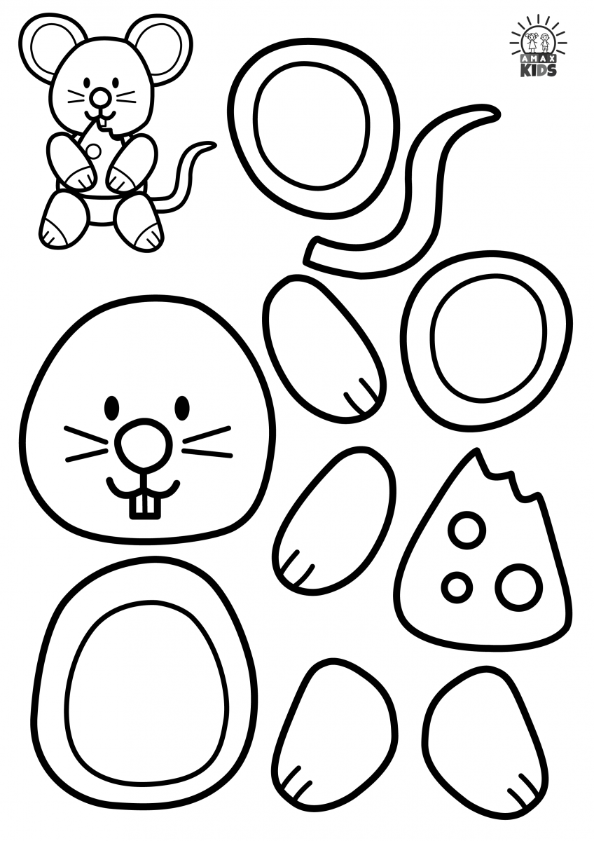 Animal Cut And Paste Activity For Kids Amax Kids