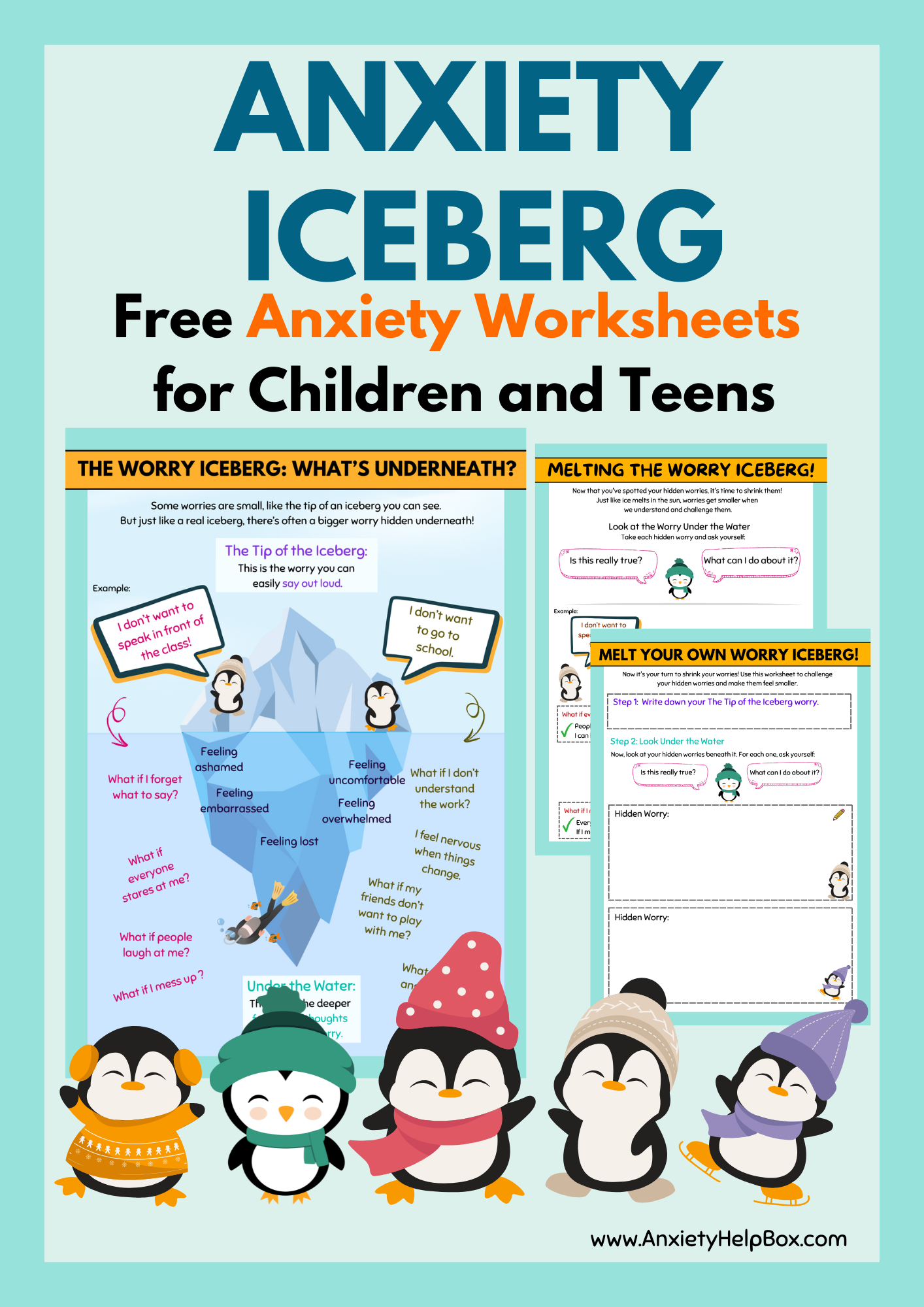Free Printable Anxiety Worksheets