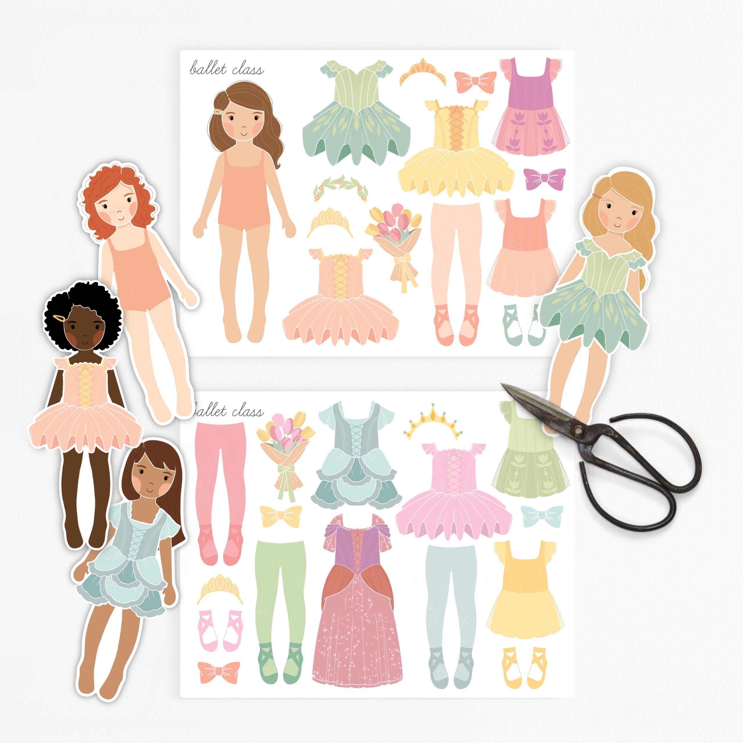 Printable Princess Paper Dolls