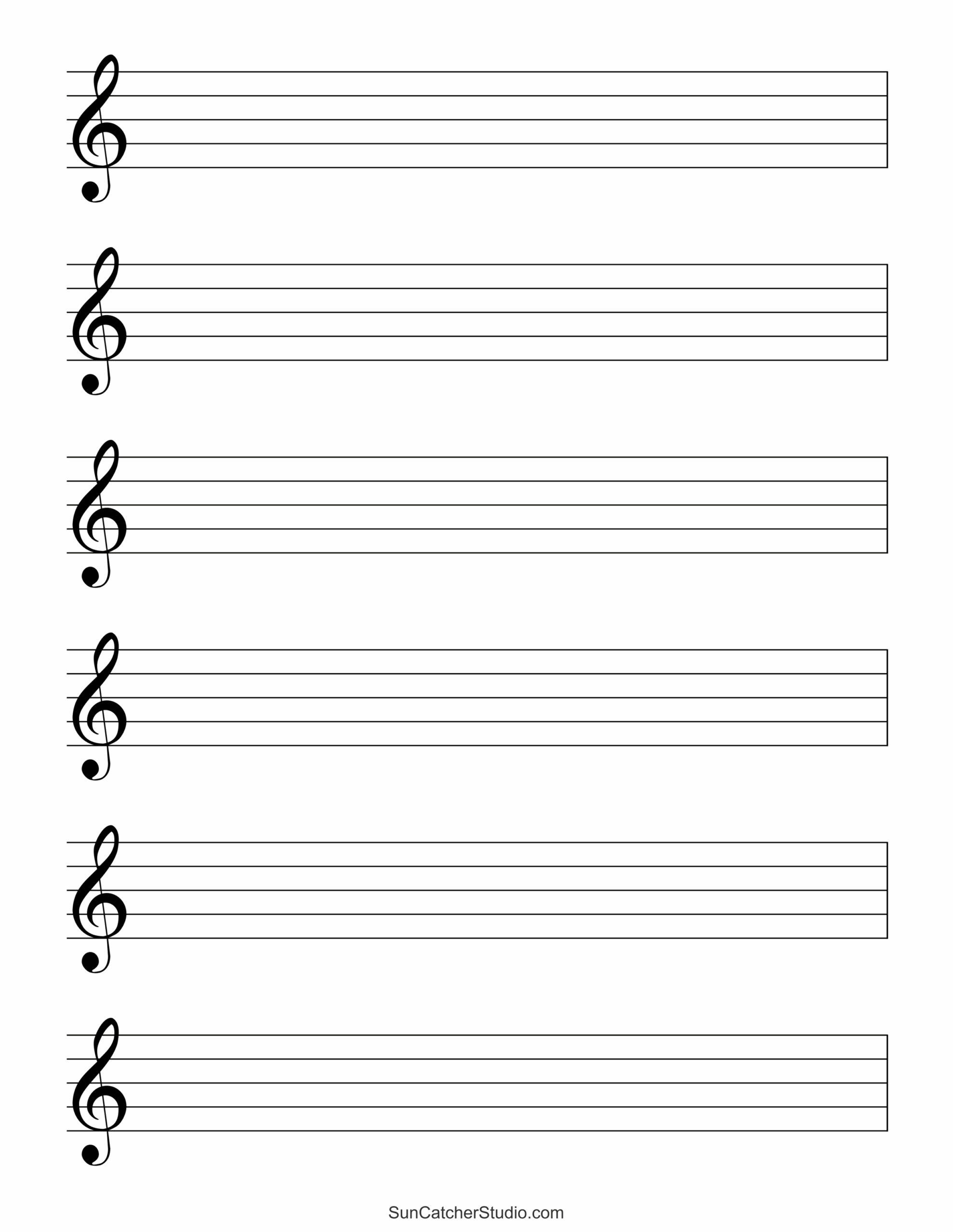 Manuscript Paper Printable
