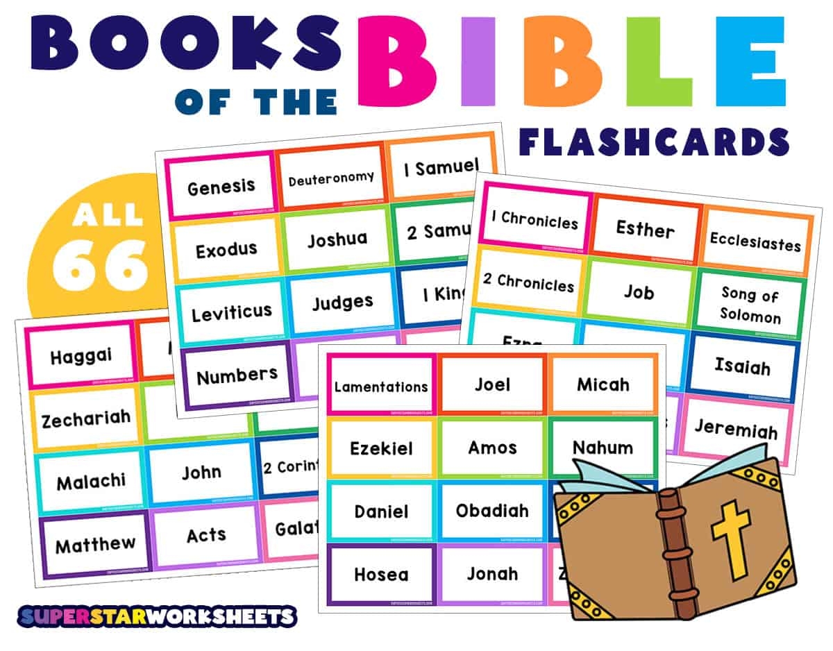 Books Of The Bible Printable Worksheets